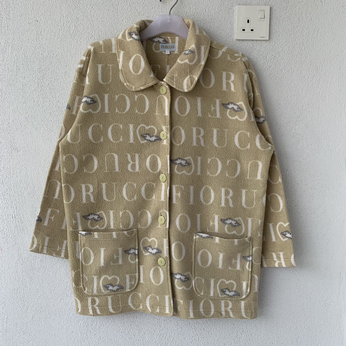 Fiorucci FIORUCCI italy sleepwear fleece jacket.. italian brand Size US L / EU 52-54 / 3 - 1 Thumbnail