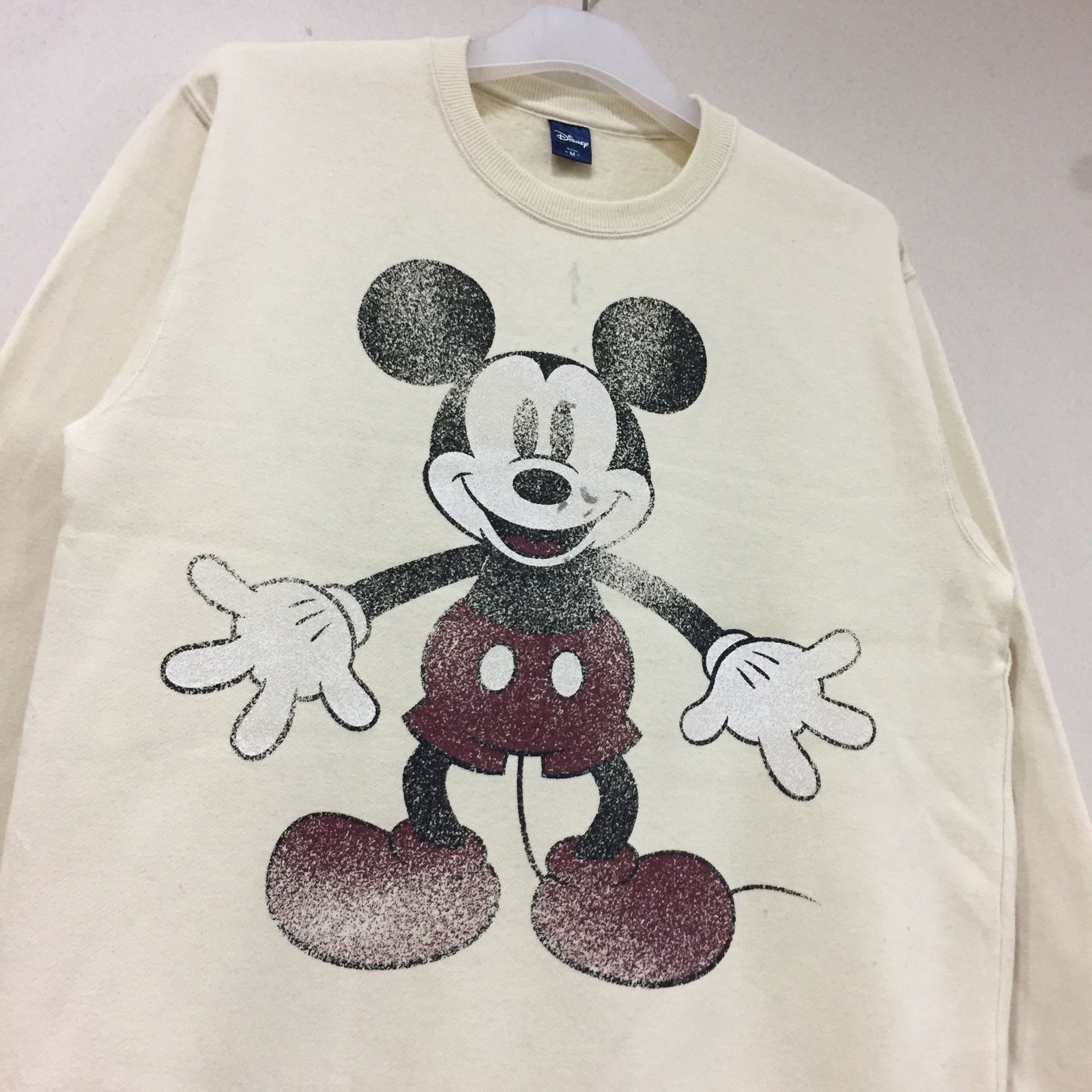 Disney × Mickey Mouse MICKEY MOUSE sweatshirt spell out big design.. disney brand Size US M / EU 48-50 / 2 - 3 Thumbnail