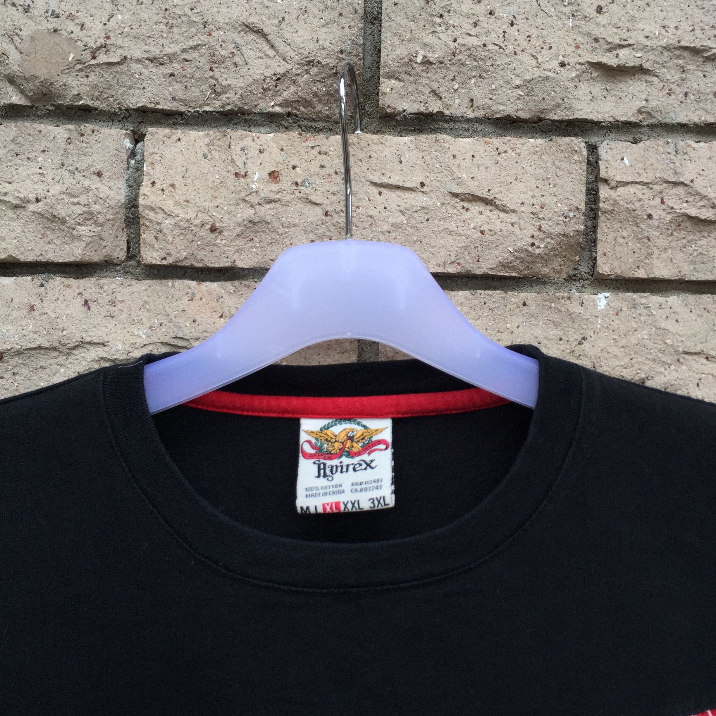 Avirex AVIREX t shirt spell out embroidered logo and design.. Size US XL / EU 56 / 4 - 8 Thumbnail