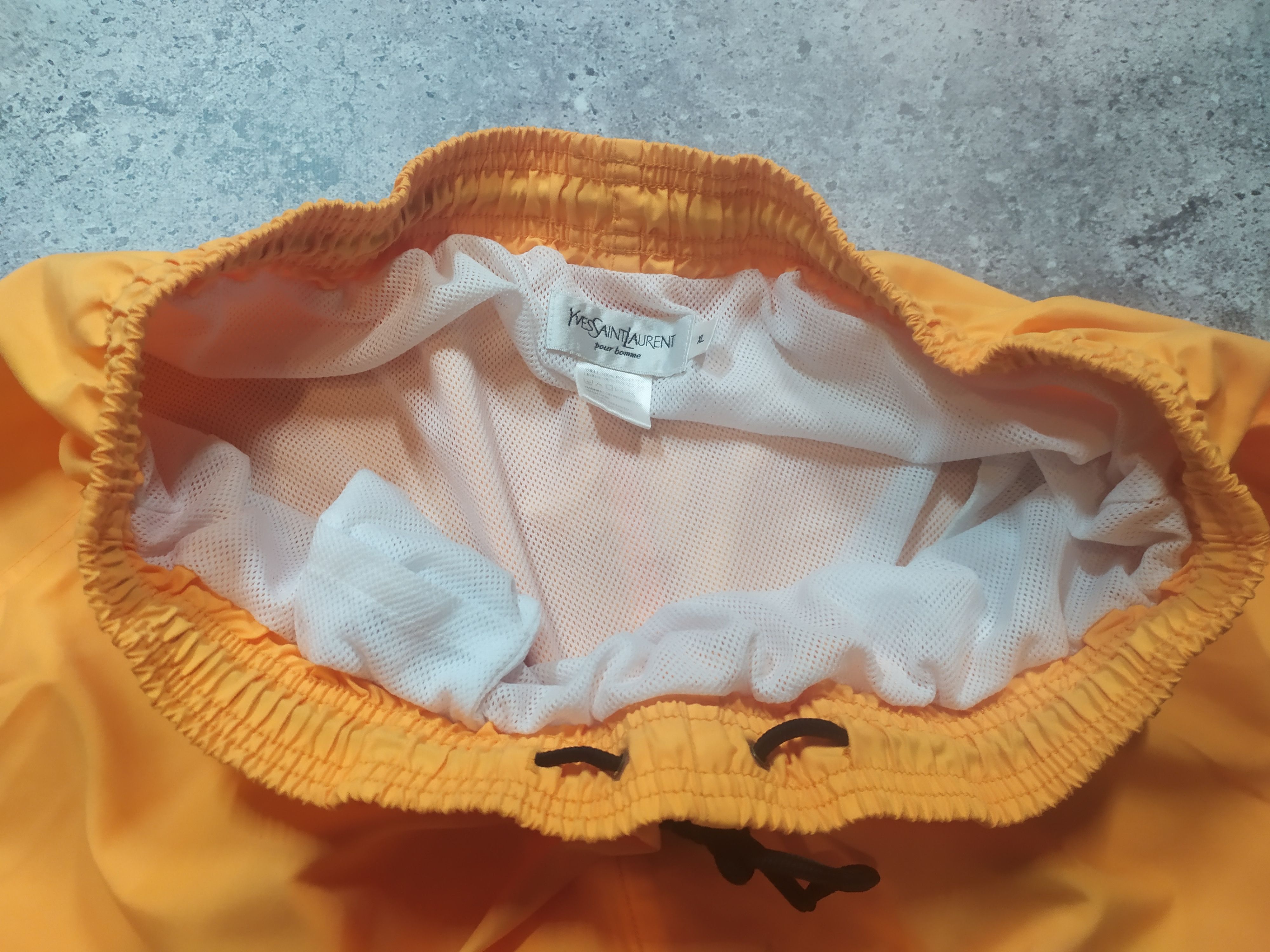 Vintage × Yves Saint Laurent Vintage YSL Yves Saint Laurent big logo blue Shorts 90s Size US 32 / EU 48 - 7 Thumbnail