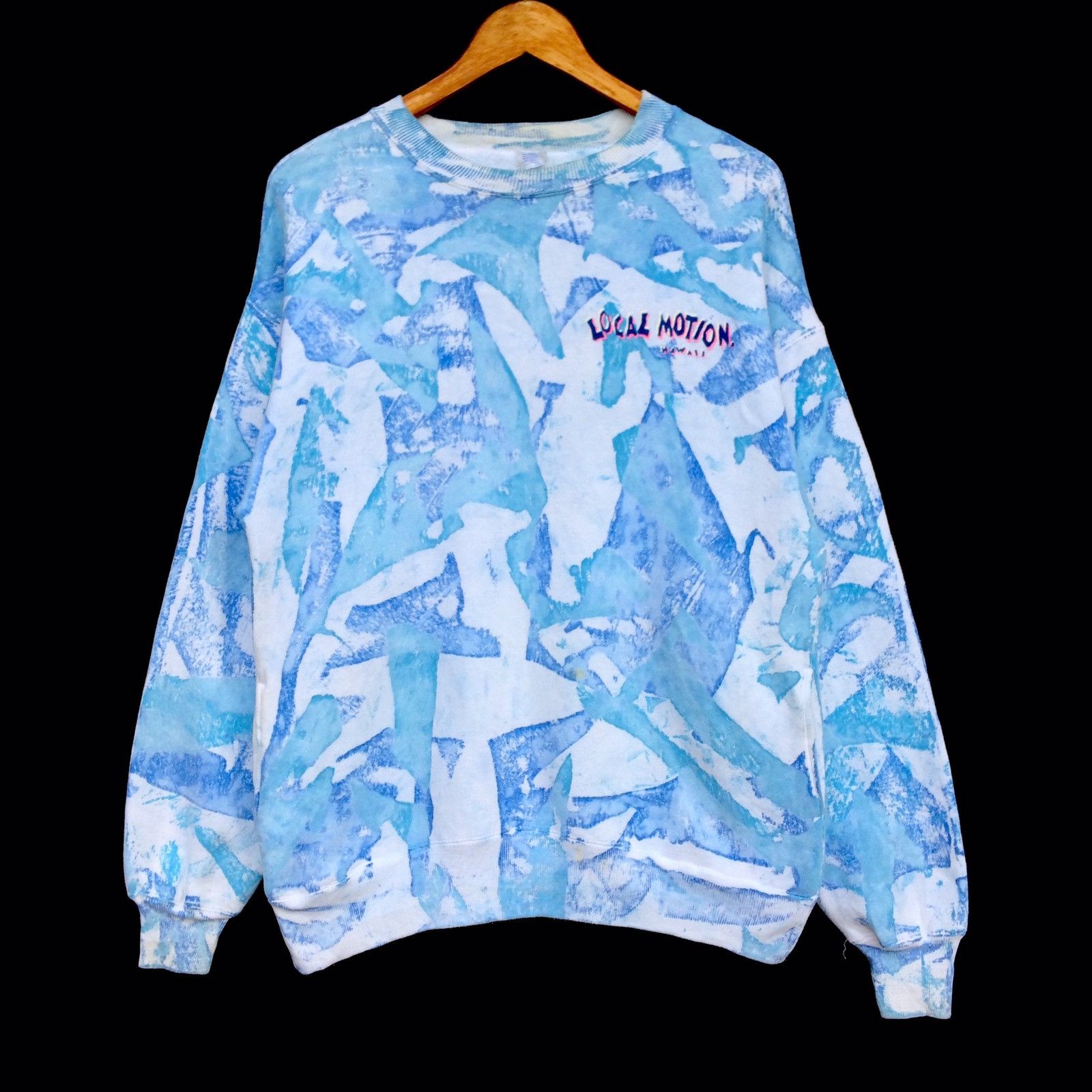 Vintage Vintage Local Motion Fullprint Sweatshirts Size US M / EU 48-50 / 2 - 1 Thumbnail