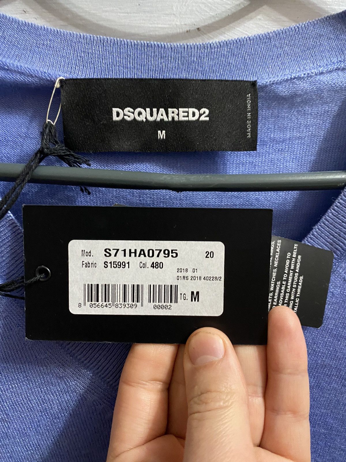 Dsquared2 Sweater DSquared2 100% Cashmere. Size US M / EU 48-50 / 2 - 7 Thumbnail