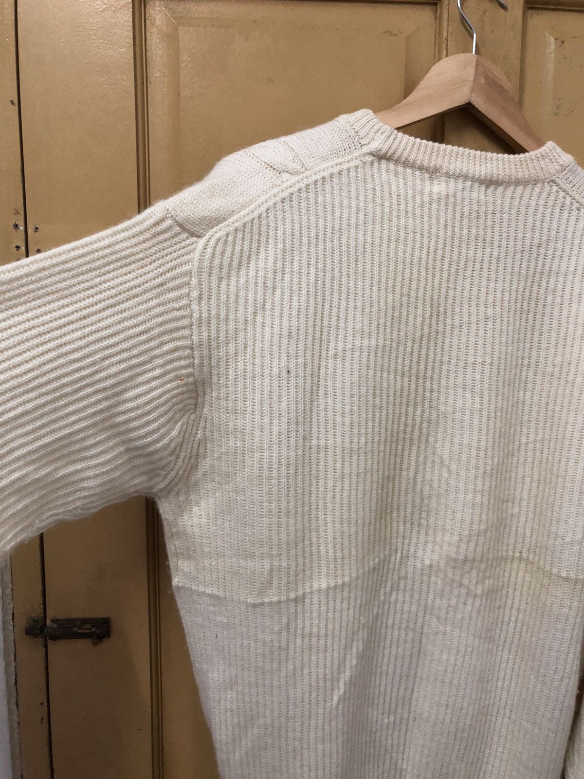 Japanese Brand Vintage Mr. York Patches Polo Knit Sweater Size US L / EU 52-54 / 3 - 16 Thumbnail