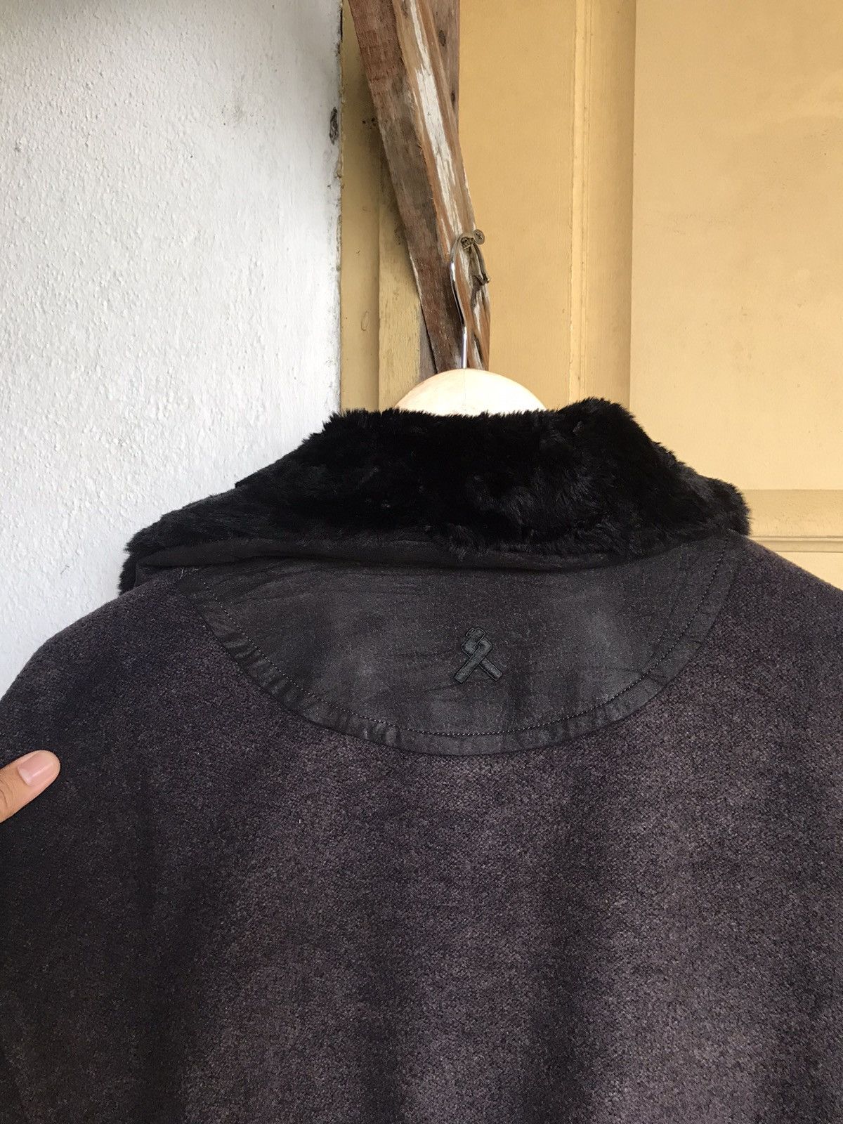 Lancel Vintage 90s Lancel Paris Wool Bomber Jacket Size US L / EU 52-54 / 3 - 18 Thumbnail
