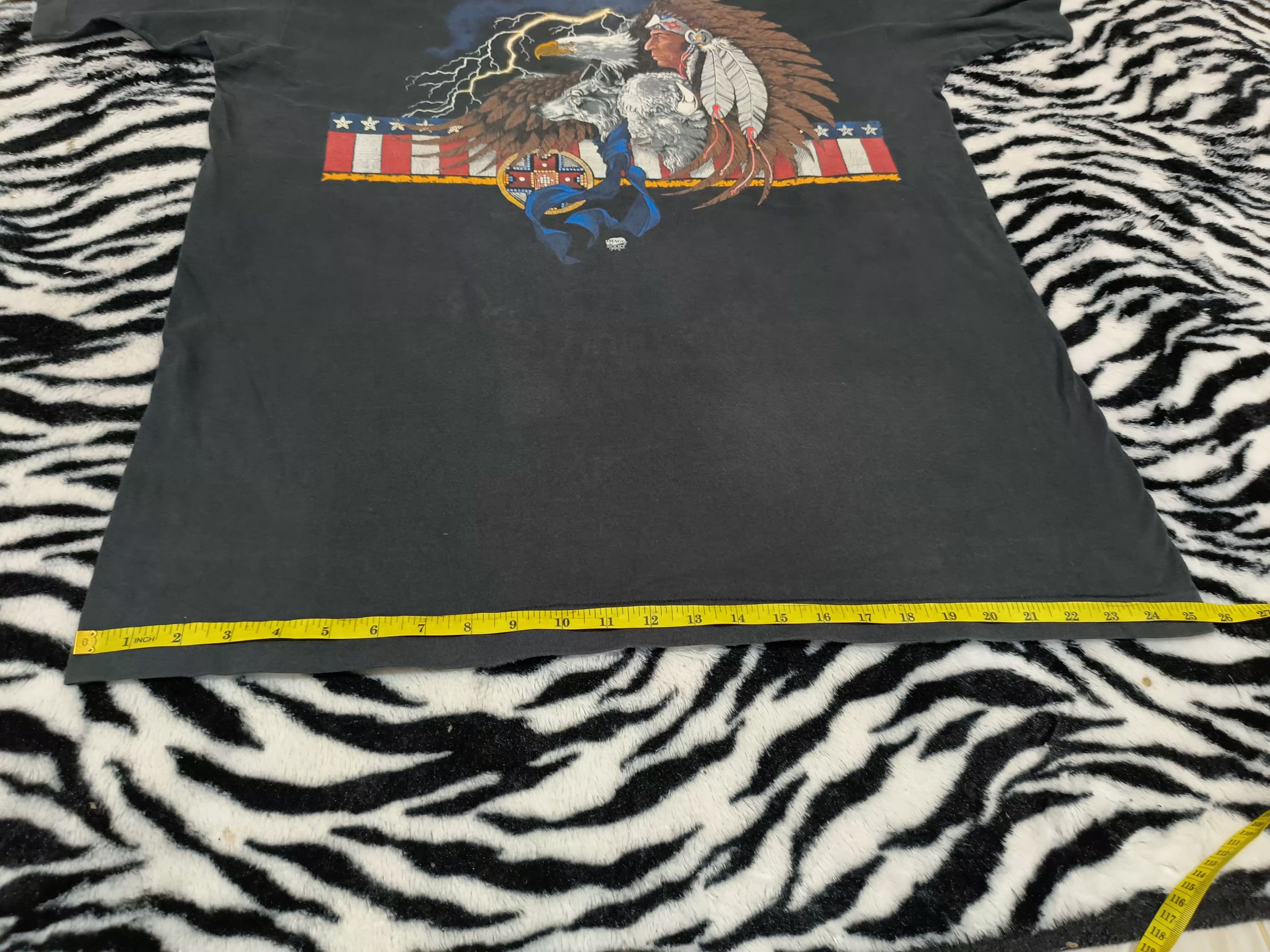 Deadwood × Fruit Of The Loom × Vintage Vintage Oversized Image Deadwood S.D Thrashed tee Size US XXL / EU 58 / 5 - 10 Thumbnail