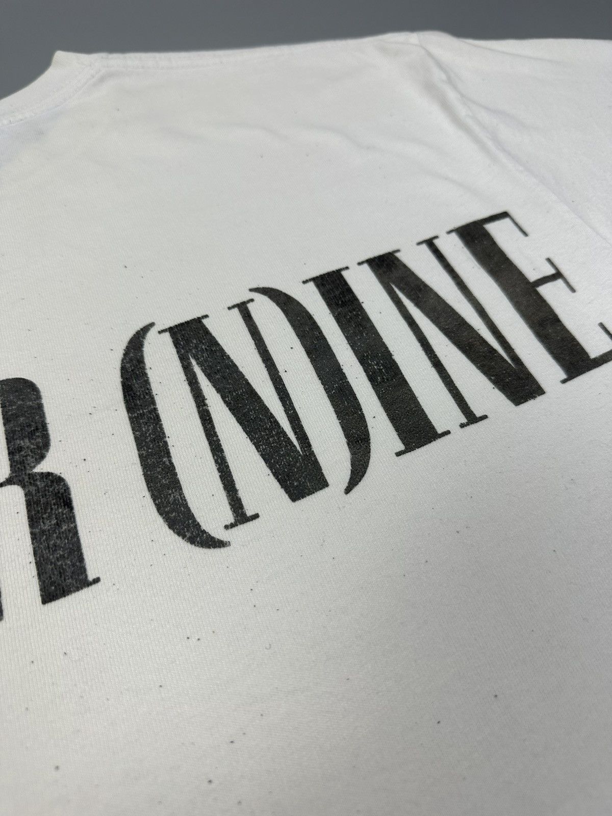 Japanese Brand × Number (N)ine NUMBER NINE SPELL OUT TEE Size US XL / EU 56 / 4 - 4 Thumbnail