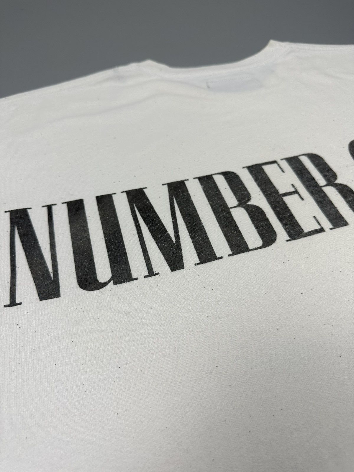 Japanese Brand × Number (N)ine NUMBER NINE SPELL OUT TEE Size US XL / EU 56 / 4 - 5 Thumbnail