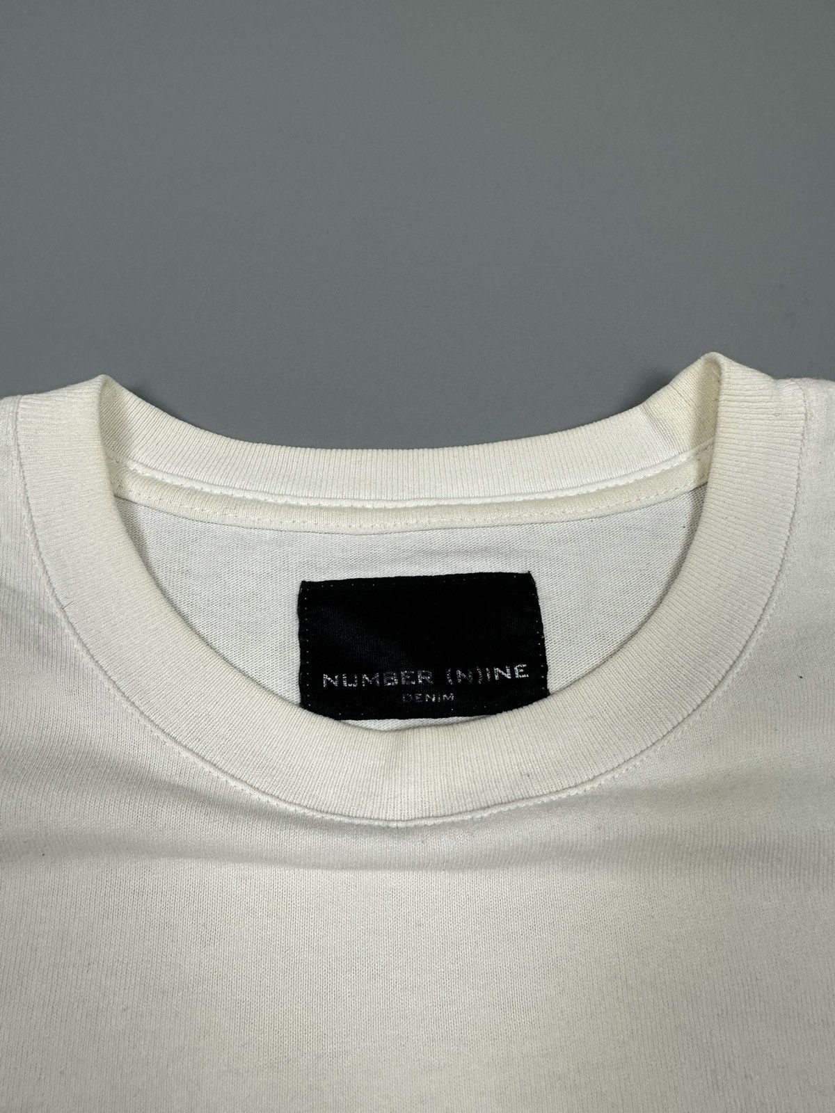 Japanese Brand × Number (N)ine NUMBER NINE SPELL OUT TEE Size US XL / EU 56 / 4 - 6 Thumbnail