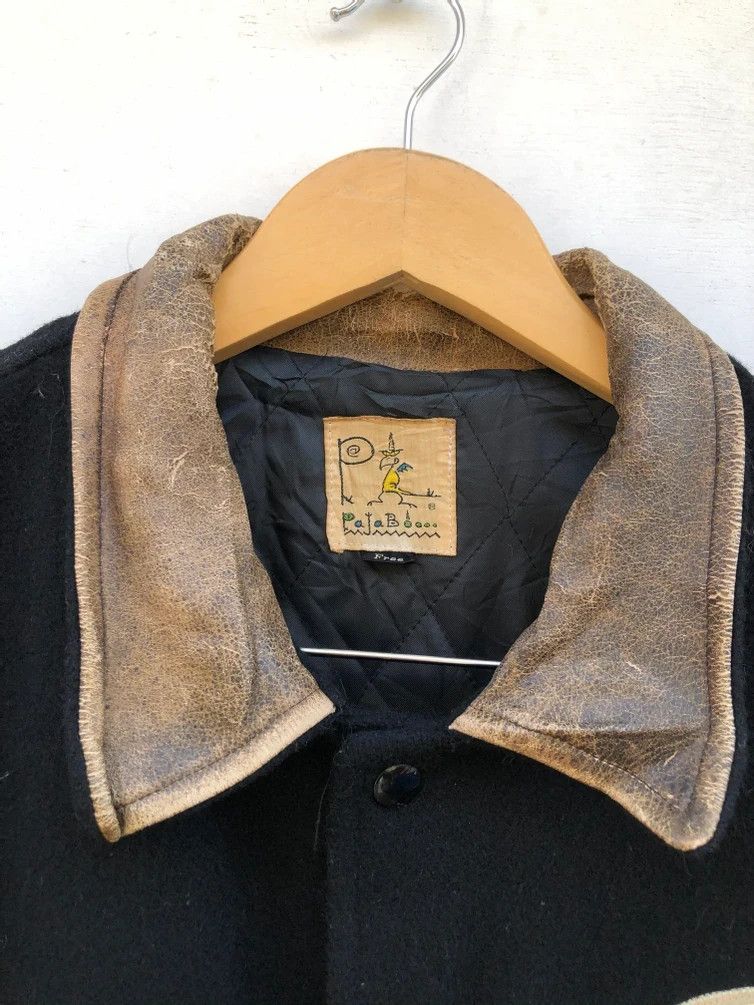 Japanese Brand RARE🔥VINTAGE 80’S PAJABOO DRAGON WOOL/LEATHER VARSITY Size US L / EU 52-54 / 3 - 8 Thumbnail