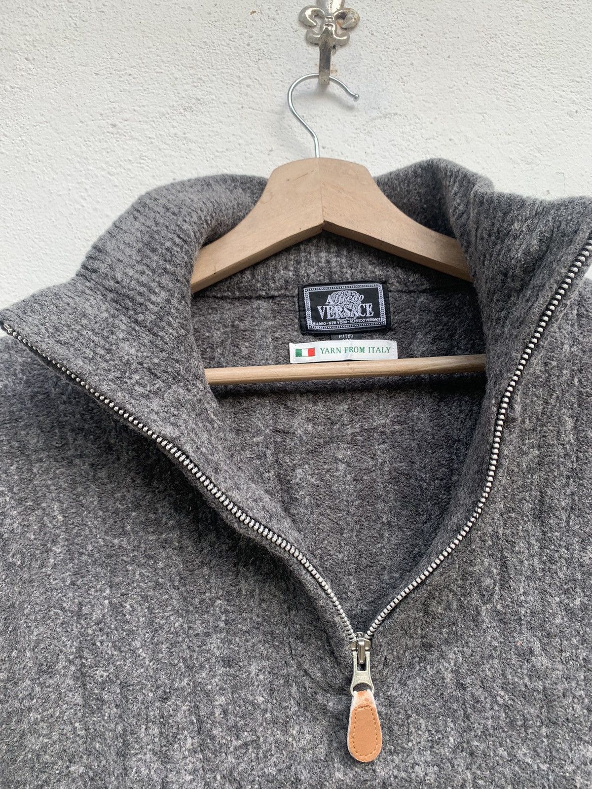 Fleece Jacket Alfredo Versace Jacket VINTAGE ALFREDO VERSACE