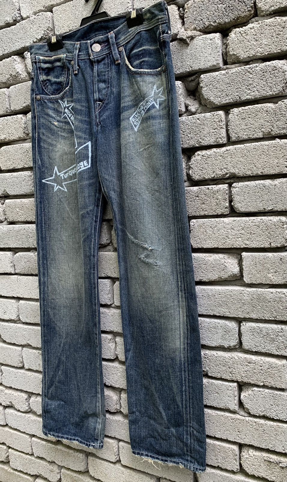 Levi's × Vintage Levis Red Tab Distressed selvedge denim pants Size US 29 - 4 Thumbnail