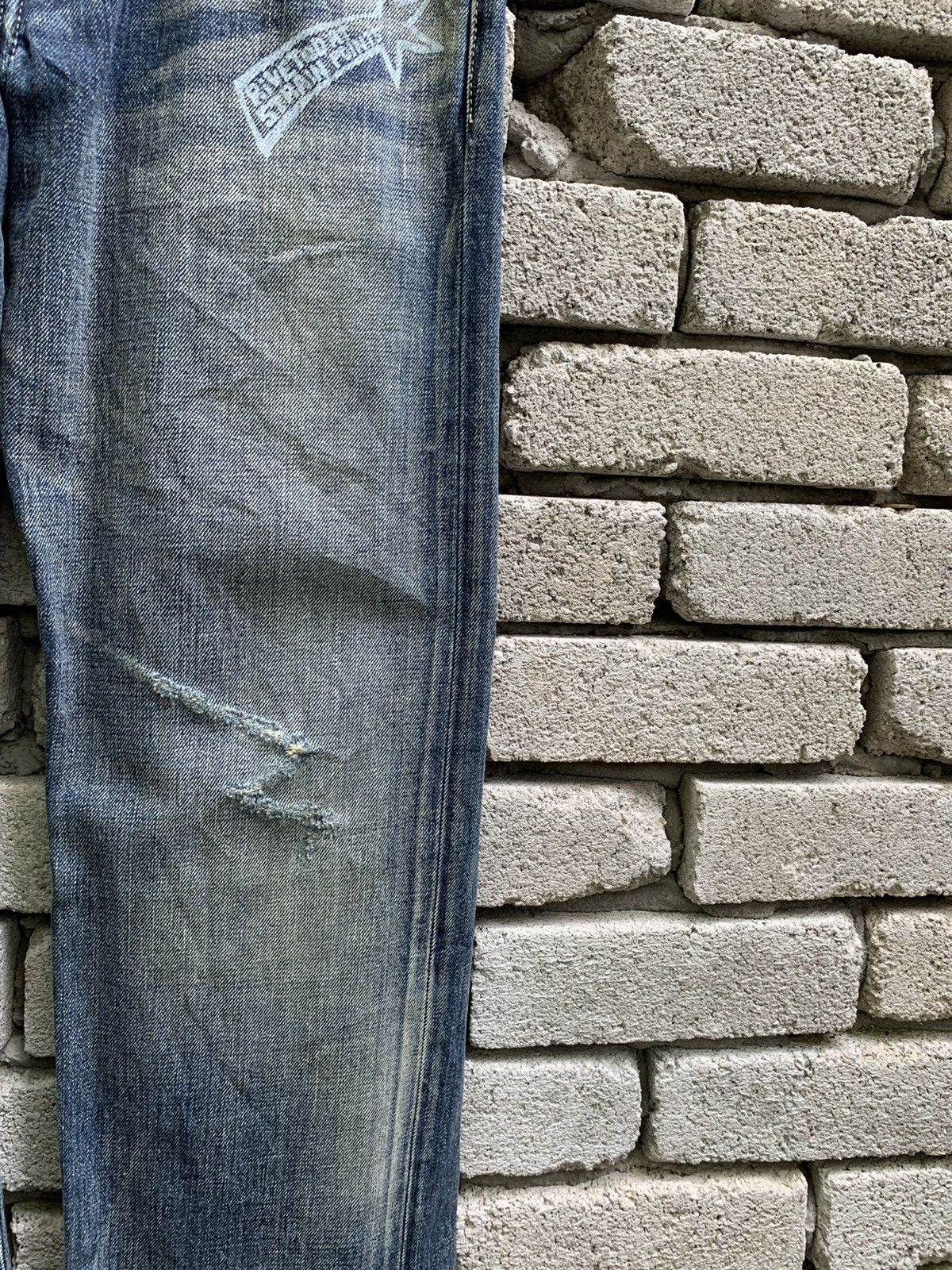 Levi's × Vintage Levis Red Tab Distressed selvedge denim pants Size US 29 - 19 Thumbnail
