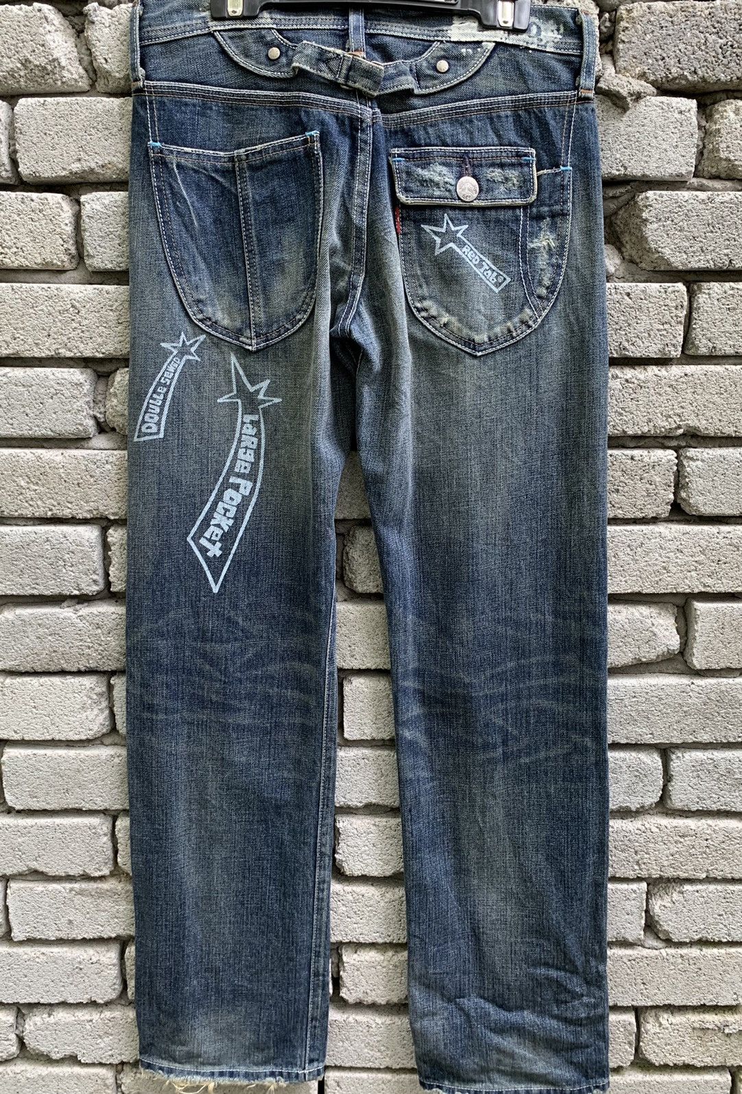 Levi's × Vintage Levis Red Tab Distressed selvedge denim pants Size US 29 - 5 Thumbnail