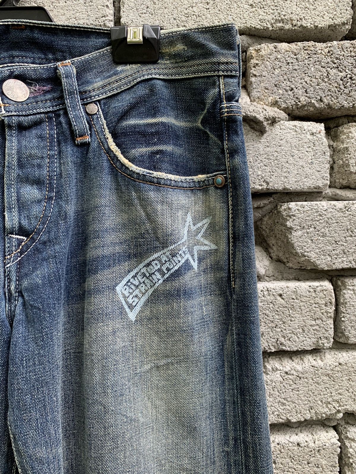 Levi's × Vintage Levis Red Tab Distressed selvedge denim pants Size US 29 - 12 Thumbnail