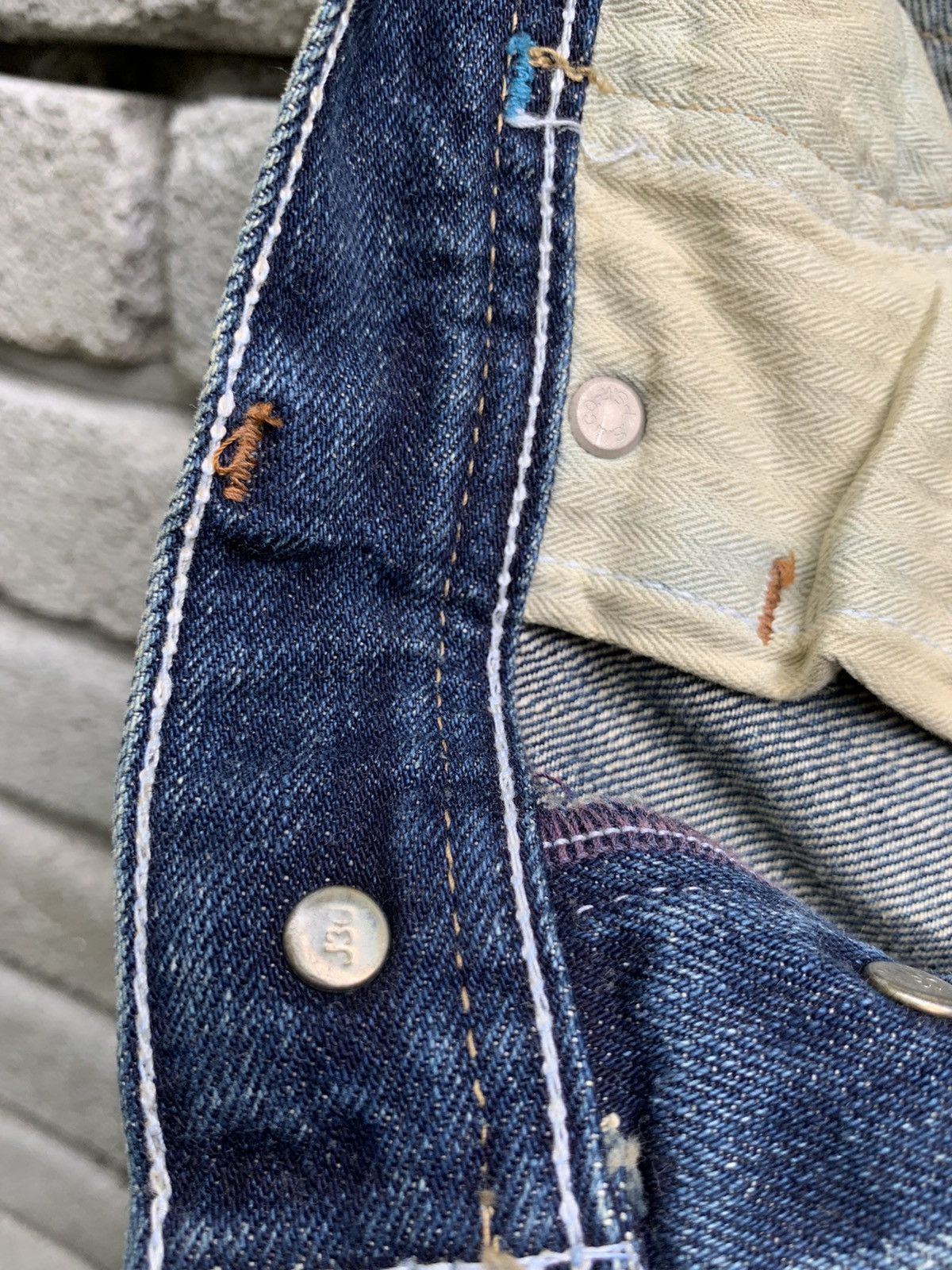 Levi's × Vintage Levis Red Tab Distressed selvedge denim pants Size US 29 - 21 Thumbnail