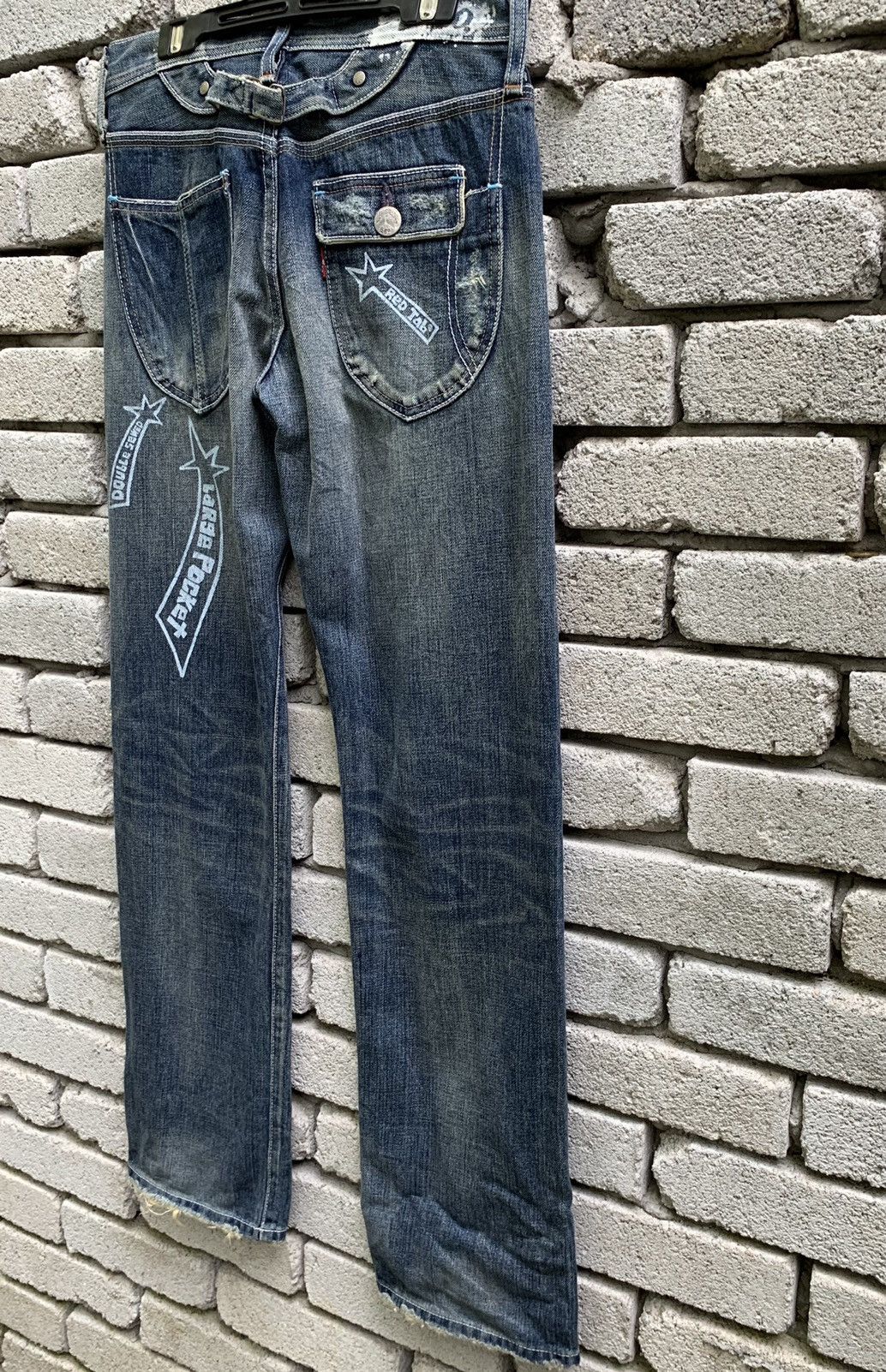 Levi's × Vintage Levis Red Tab Distressed selvedge denim pants Size US 29 - 7 Thumbnail