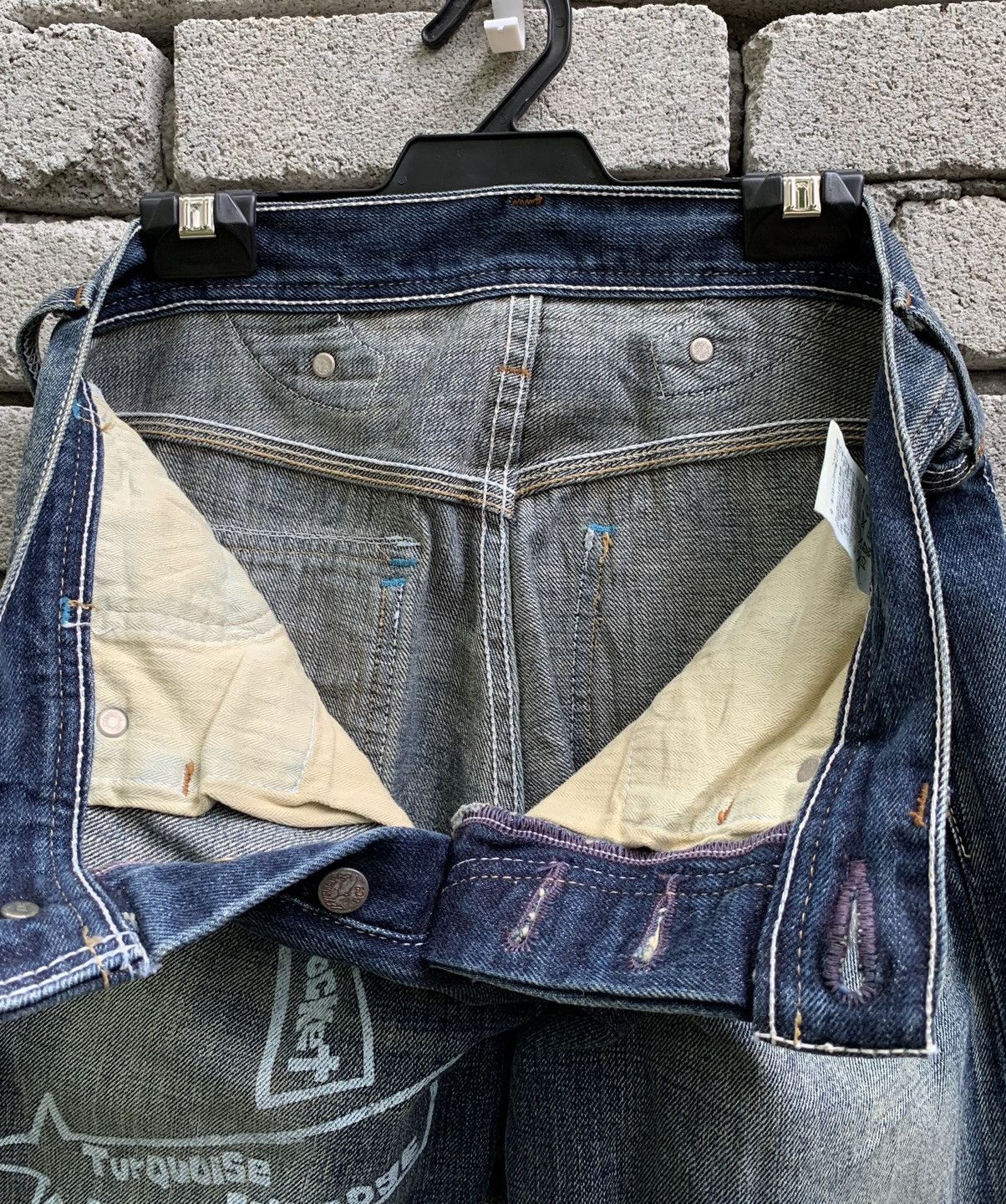 Levi's × Vintage Levis Red Tab Distressed selvedge denim pants Size US 29 - 20 Thumbnail