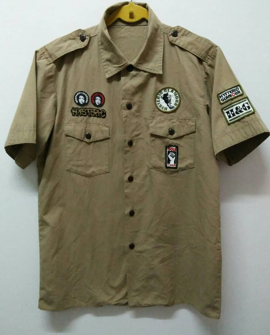 image of Patches Hysteric Glamour in Dark Brown, Men's (Size Medium)