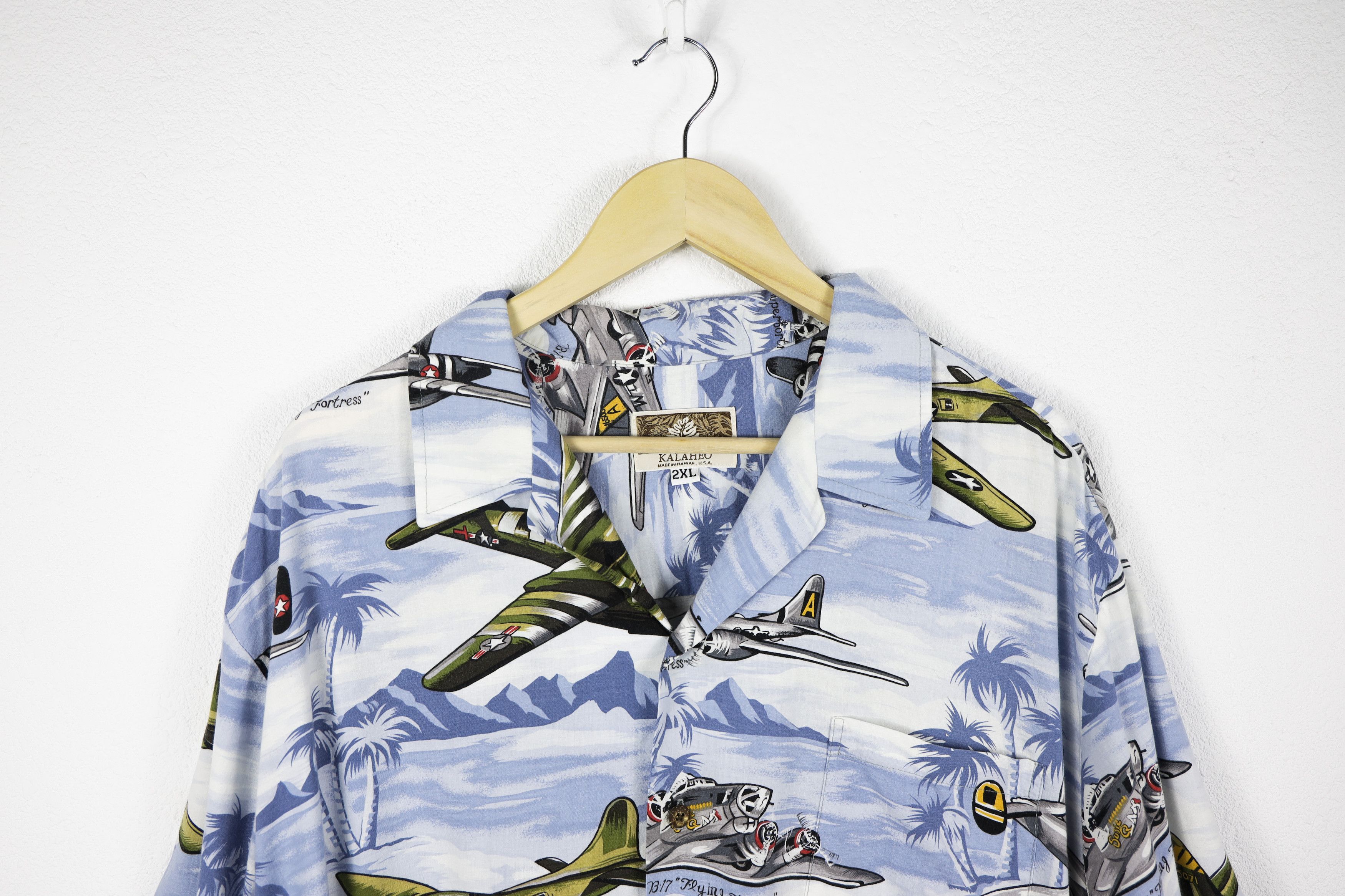 Vintage Vintage Kalaheo Printed Hawaiian Shirt XXL Made in Hawaii NZ Size US XXL / EU 58 / 5 - 2 Thumbnail