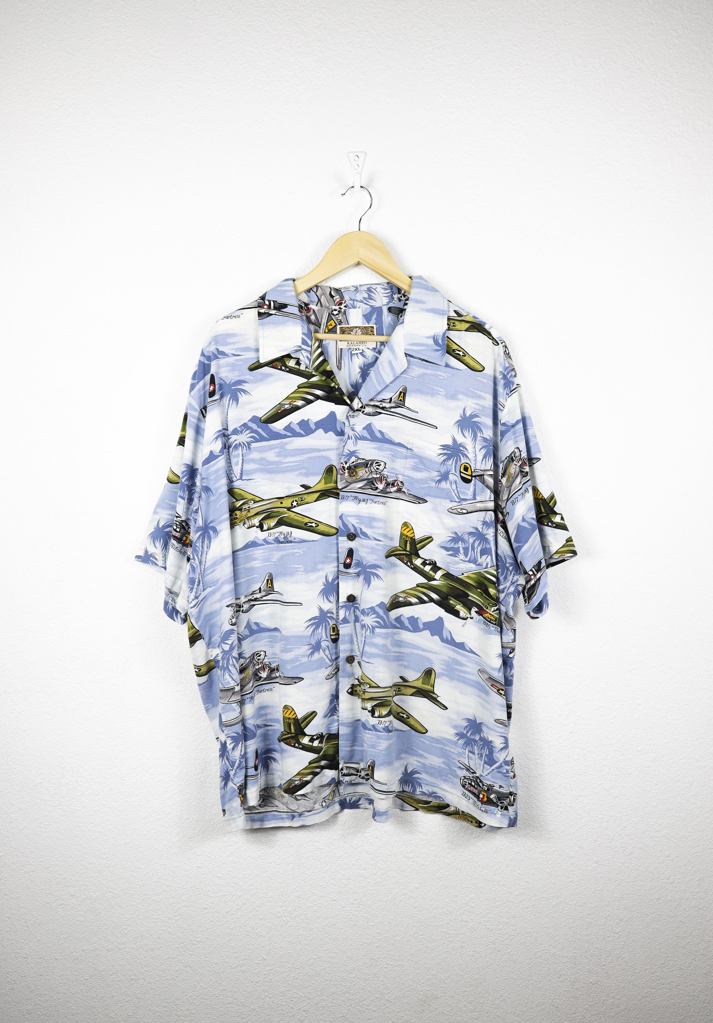 Vintage Vintage Kalaheo Printed Hawaiian Shirt XXL Made in Hawaii NZ Size US XXL / EU 58 / 5 - 1 Thumbnail