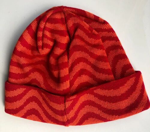 Dime Vintage Dime WAVE Beanie RED Size ONE SIZE - 2 Thumbnail