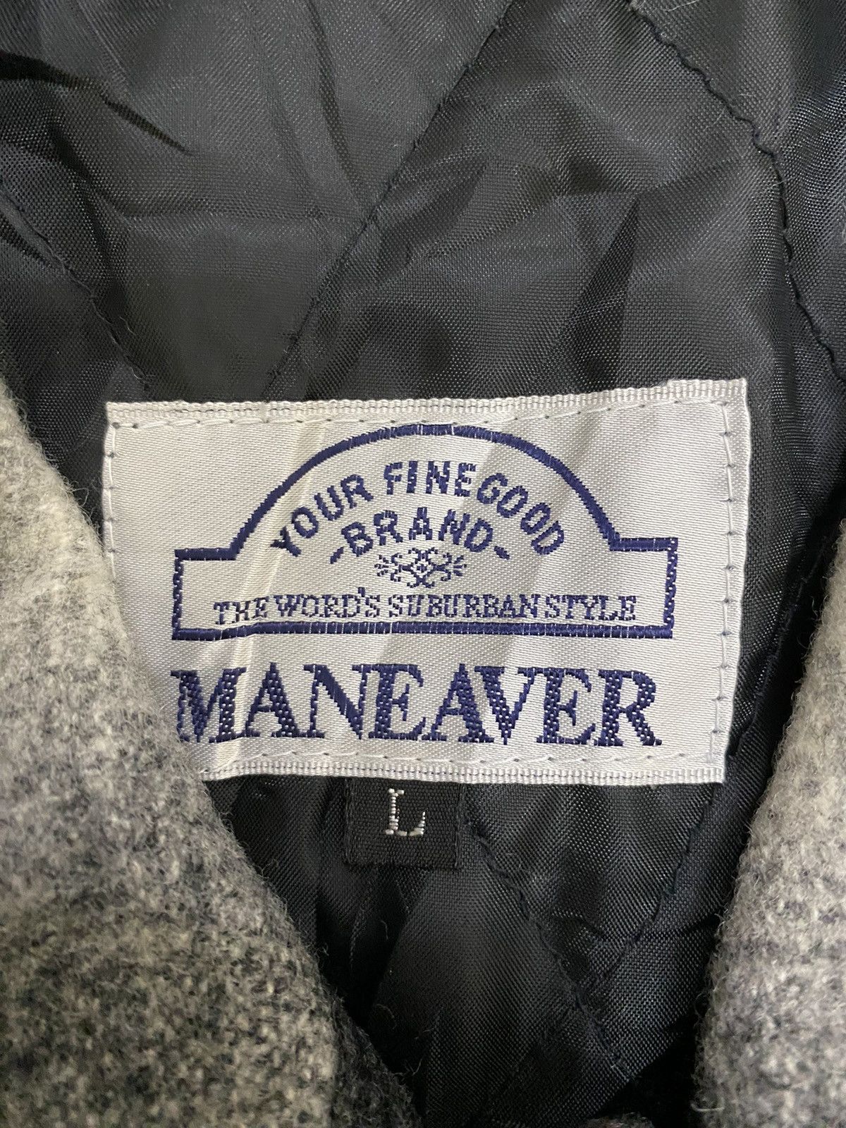 Flannel Vintage Japanese Maneaver Shadow Wool Flannel Jacket Size US L / EU 52-54 / 3 - 8 Thumbnail
