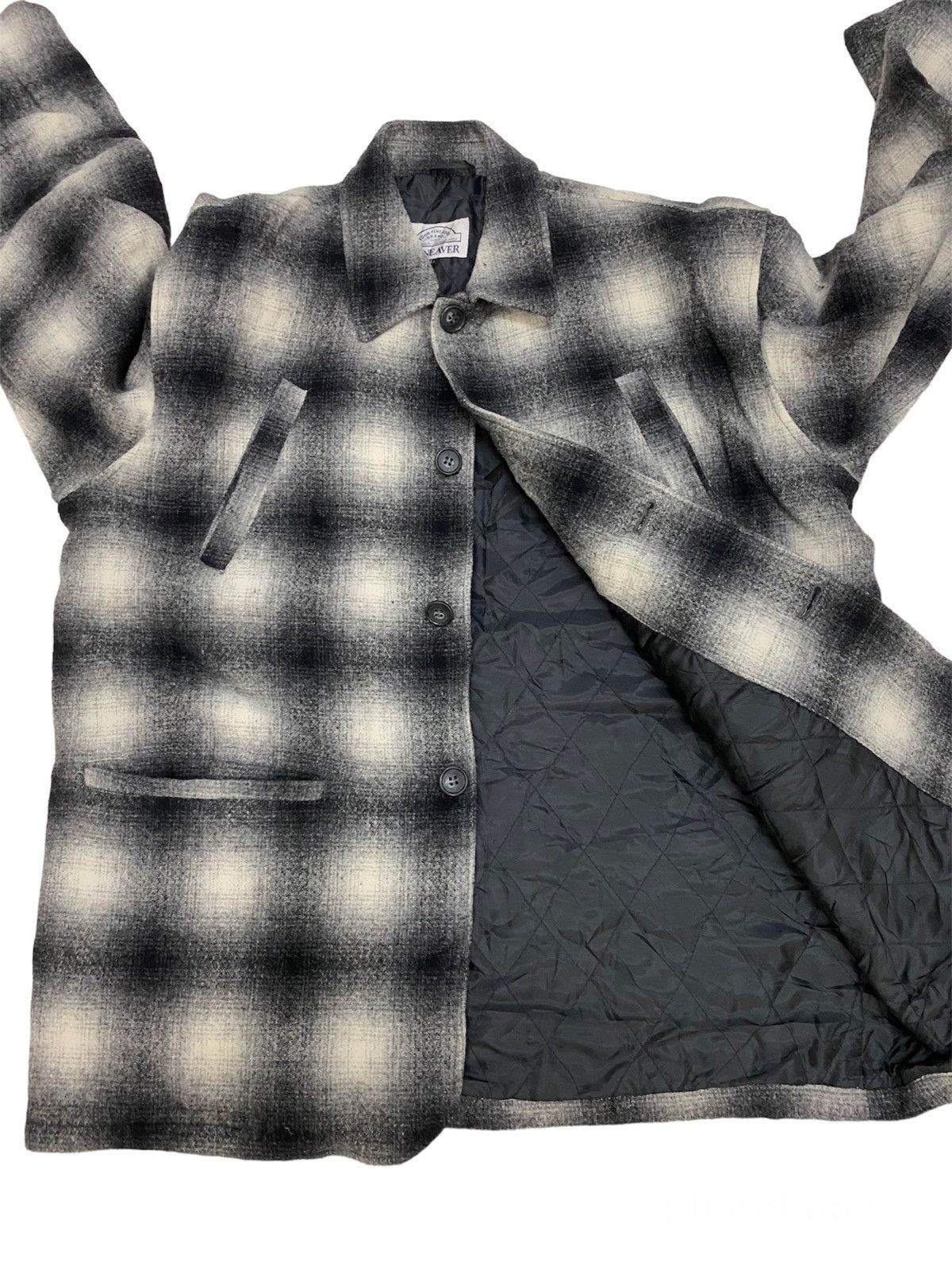 Flannel Vintage Japanese Maneaver Shadow Wool Flannel Jacket Size US L / EU 52-54 / 3 - 5 Thumbnail