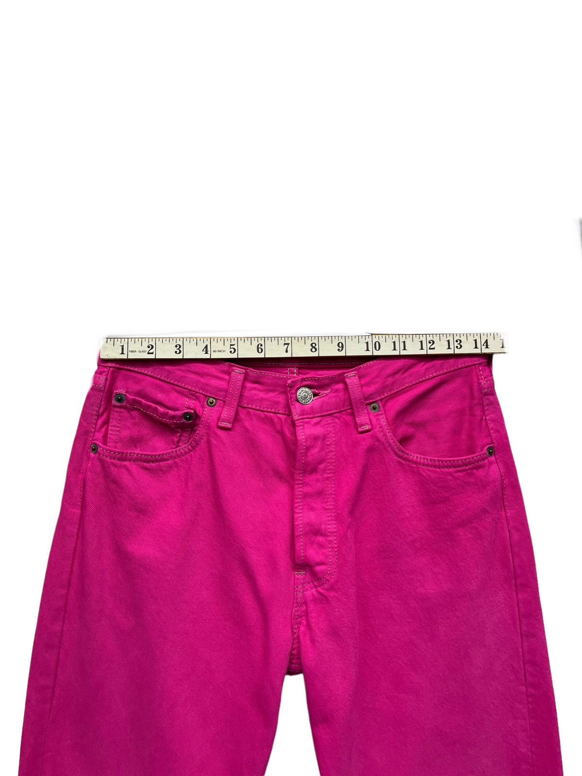 Levi's Vintage Clothing 🔥VERY RARE🔥Vintage 90’s Levi’s 501 HOT PINK Made In USA Size US 28 / EU 44 - 13 Thumbnail