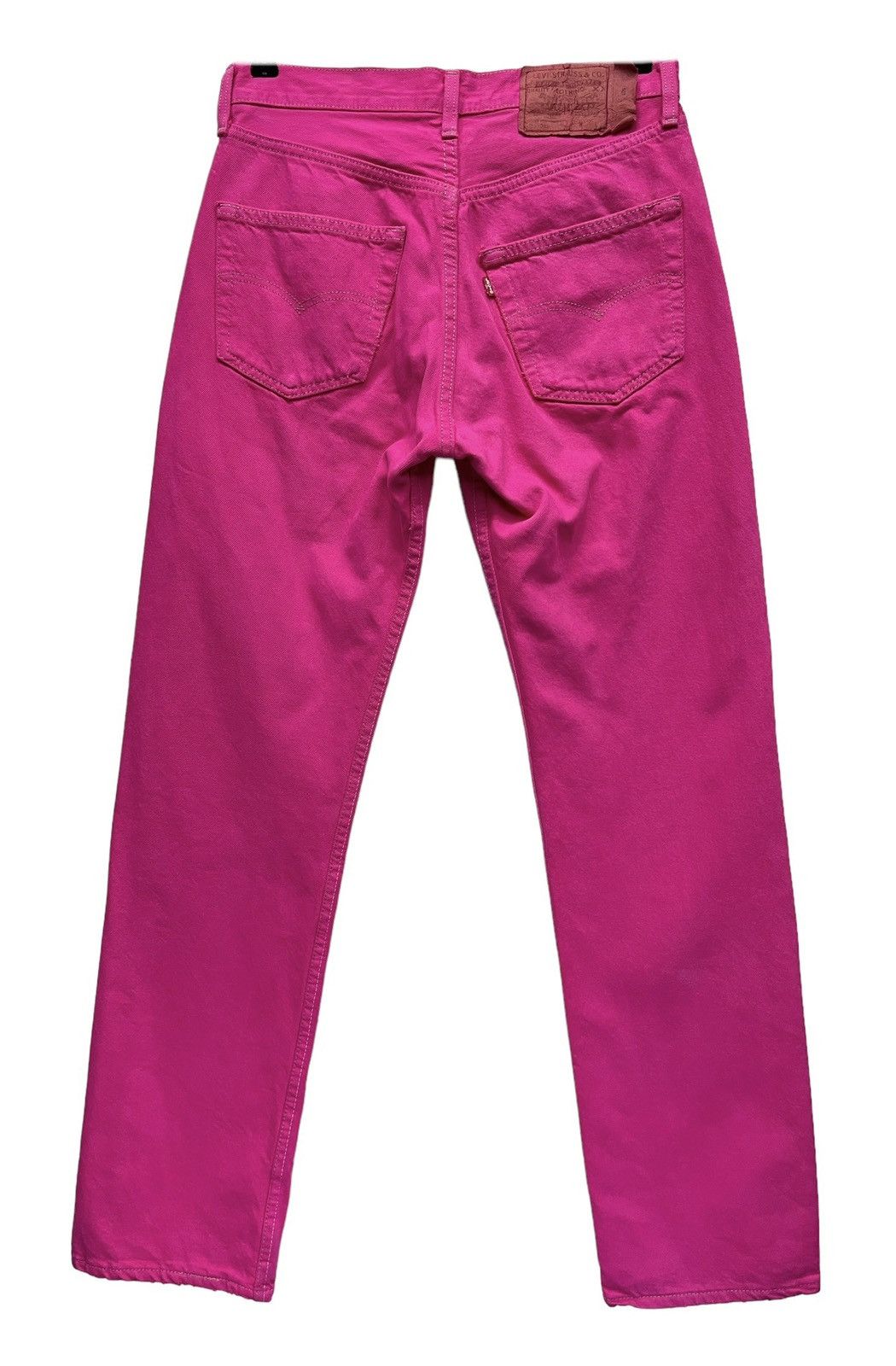Levi's Vintage Clothing 🔥VERY RARE🔥Vintage 90’s Levi’s 501 HOT PINK Made In USA Size US 28 / EU 44 - 3 Thumbnail