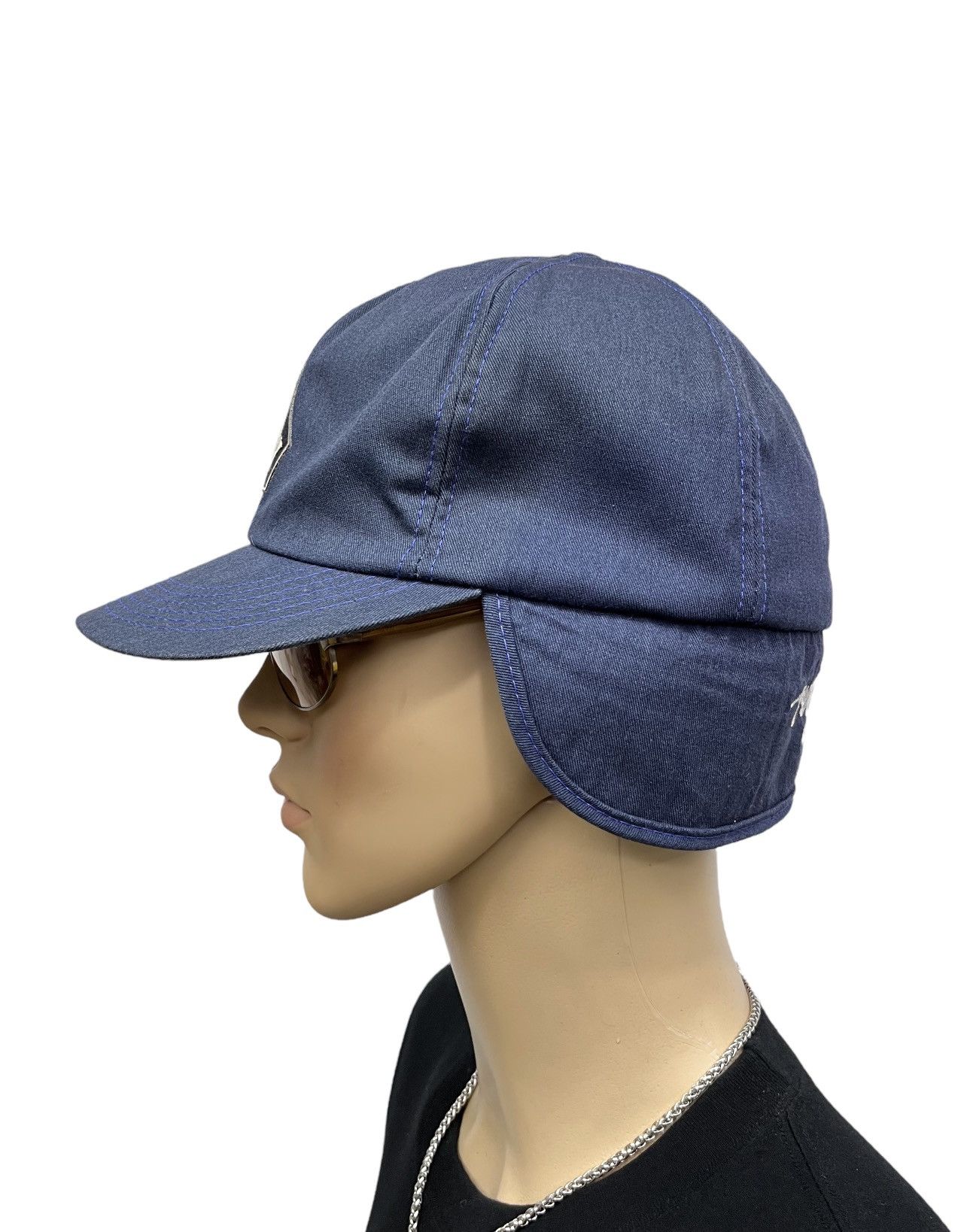 Volcom 🔥90’s VOLCOM Skateboard Winter Half Ear Flap Full Cap USA Size ONE SIZE - 4 Thumbnail
