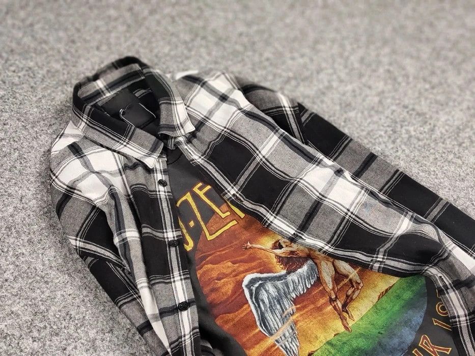 Flannel × Vintage Vintage Flannel Shirt Travis Scott Style Streetwear Hype Size US L / EU 52-54 / 3 - 8 Thumbnail
