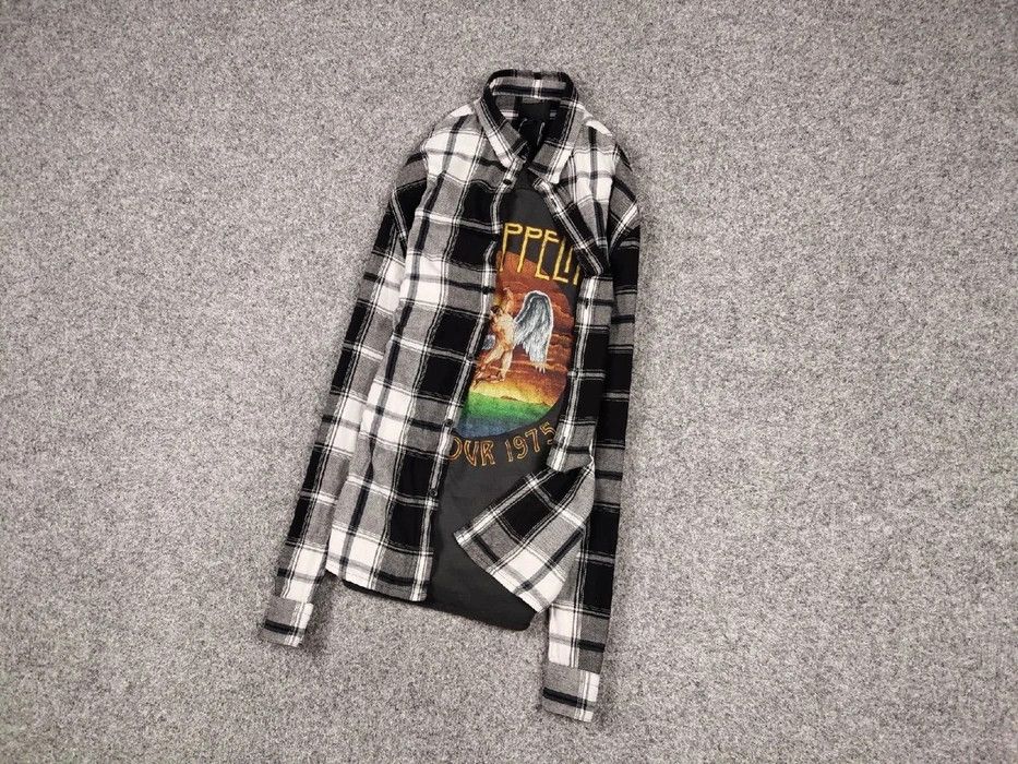 Flannel × Vintage Vintage Flannel Shirt Travis Scott Style Streetwear Hype Size US L / EU 52-54 / 3 - 4 Thumbnail