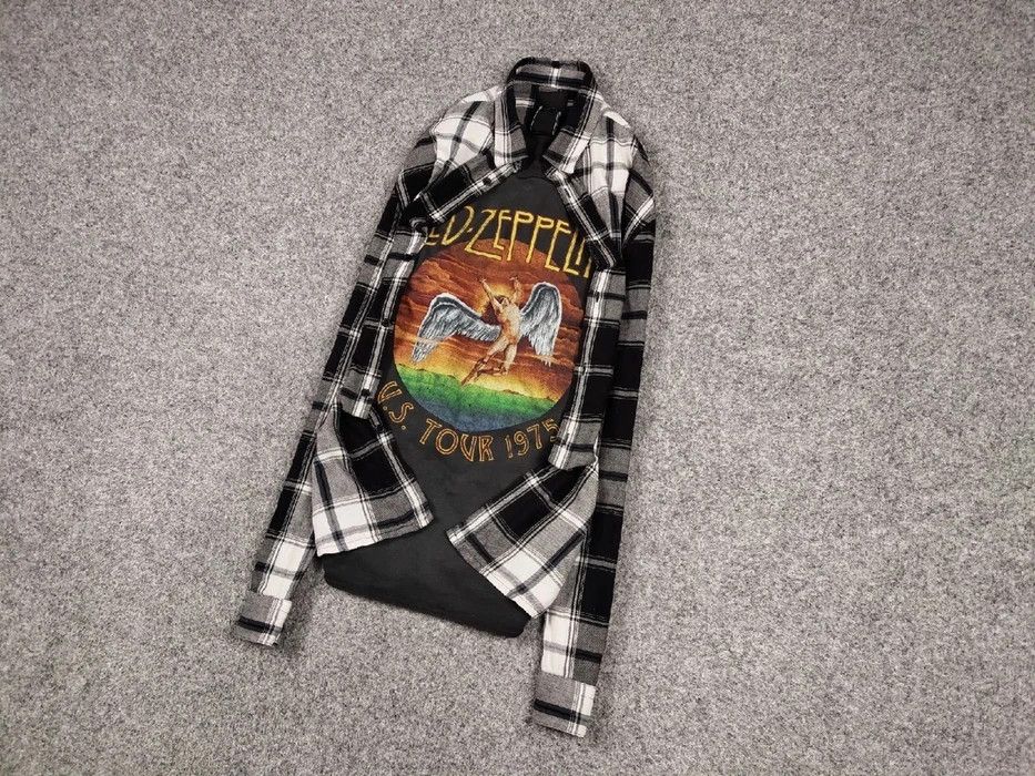 Flannel × Vintage Vintage Flannel Shirt Travis Scott Style Streetwear Hype Size US L / EU 52-54 / 3 - 2 Thumbnail