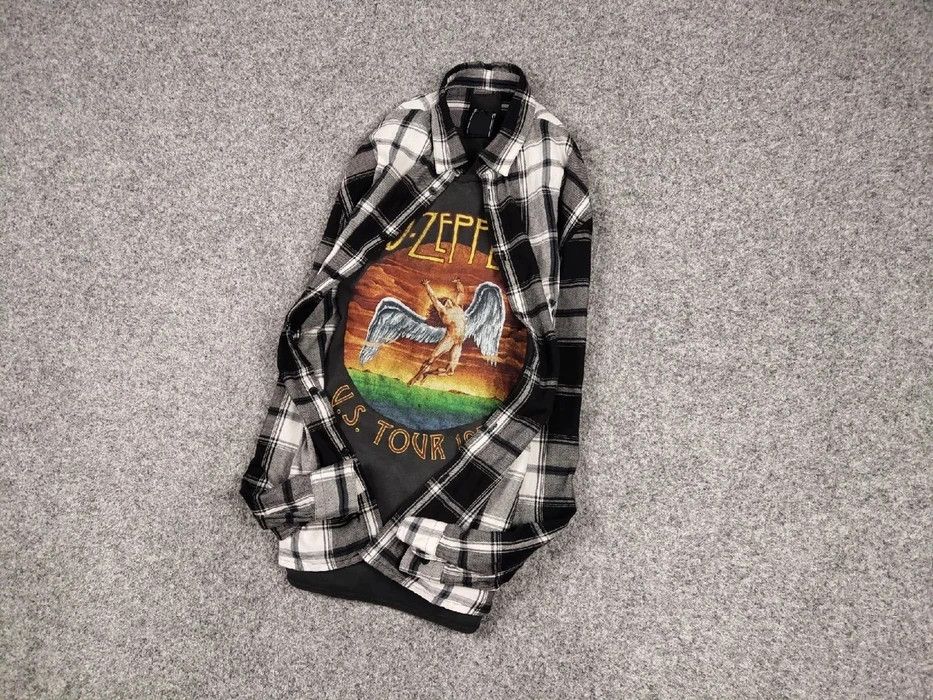 Flannel × Vintage Vintage Flannel Shirt Travis Scott Style Streetwear Hype Size US L / EU 52-54 / 3 - 5 Thumbnail