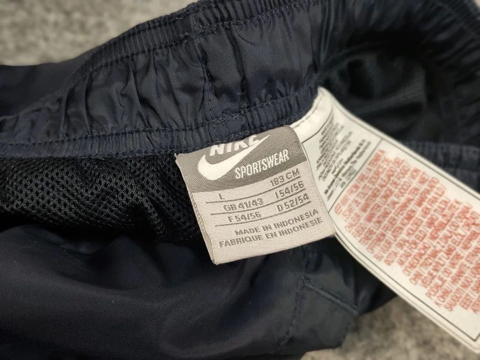Nike Vintage 90s Nike Swoosh Track Blue Jogger Pants Travis Scott Size US 34 / EU 50 - 9 Thumbnail