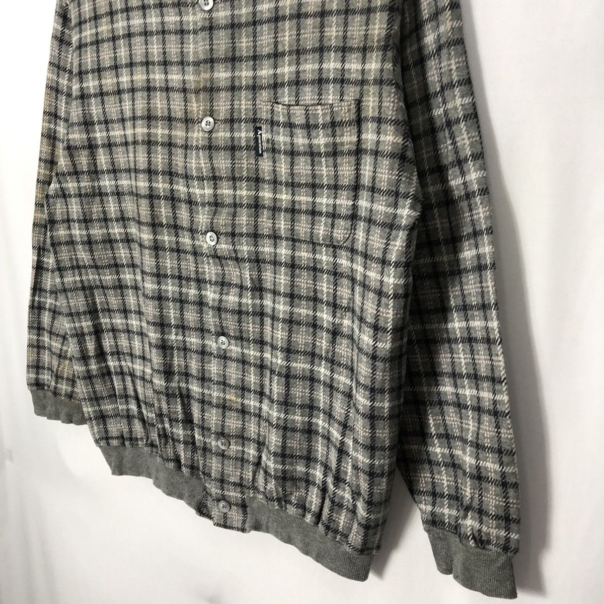 Aquascutum × Japanese Brand 🔥Rare🔥🇯🇵Aquascutum Nice Checkerd Full Buttons Cardigans Size US M / EU 48-50 / 2 - 7 Thumbnail