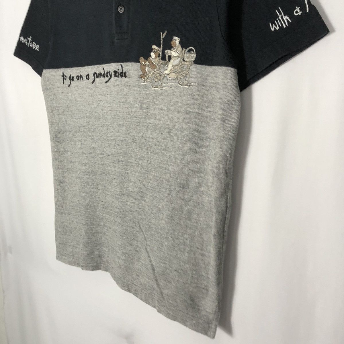 Designer × Jean Charles De Castelbajac × Vintage 🔥Rare🔥Jean Charles De Castelbajac Art Work Polo Shirts Size US S / EU 44-46 / 1 - 8 Thumbnail