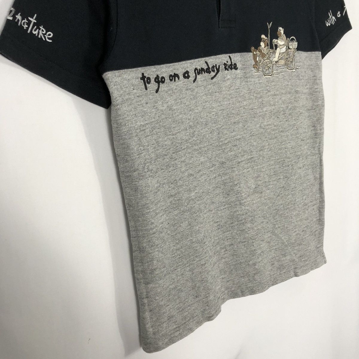 Designer × Jean Charles De Castelbajac × Vintage 🔥Rare🔥Jean Charles De Castelbajac Art Work Polo Shirts Size US S / EU 44-46 / 1 - 10 Thumbnail