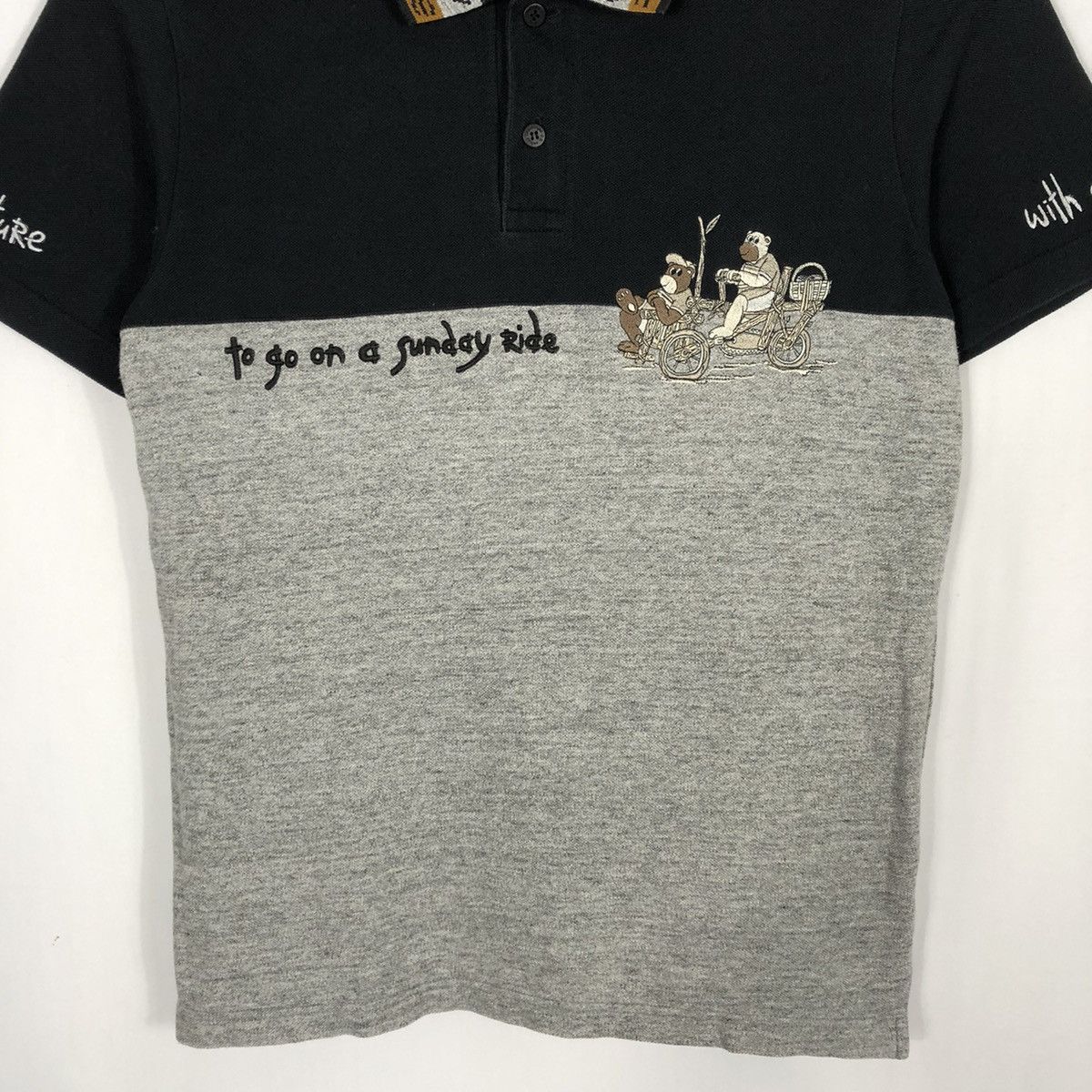 Designer × Jean Charles De Castelbajac × Vintage 🔥Rare🔥Jean Charles De Castelbajac Art Work Polo Shirts Size US S / EU 44-46 / 1 - 3 Thumbnail