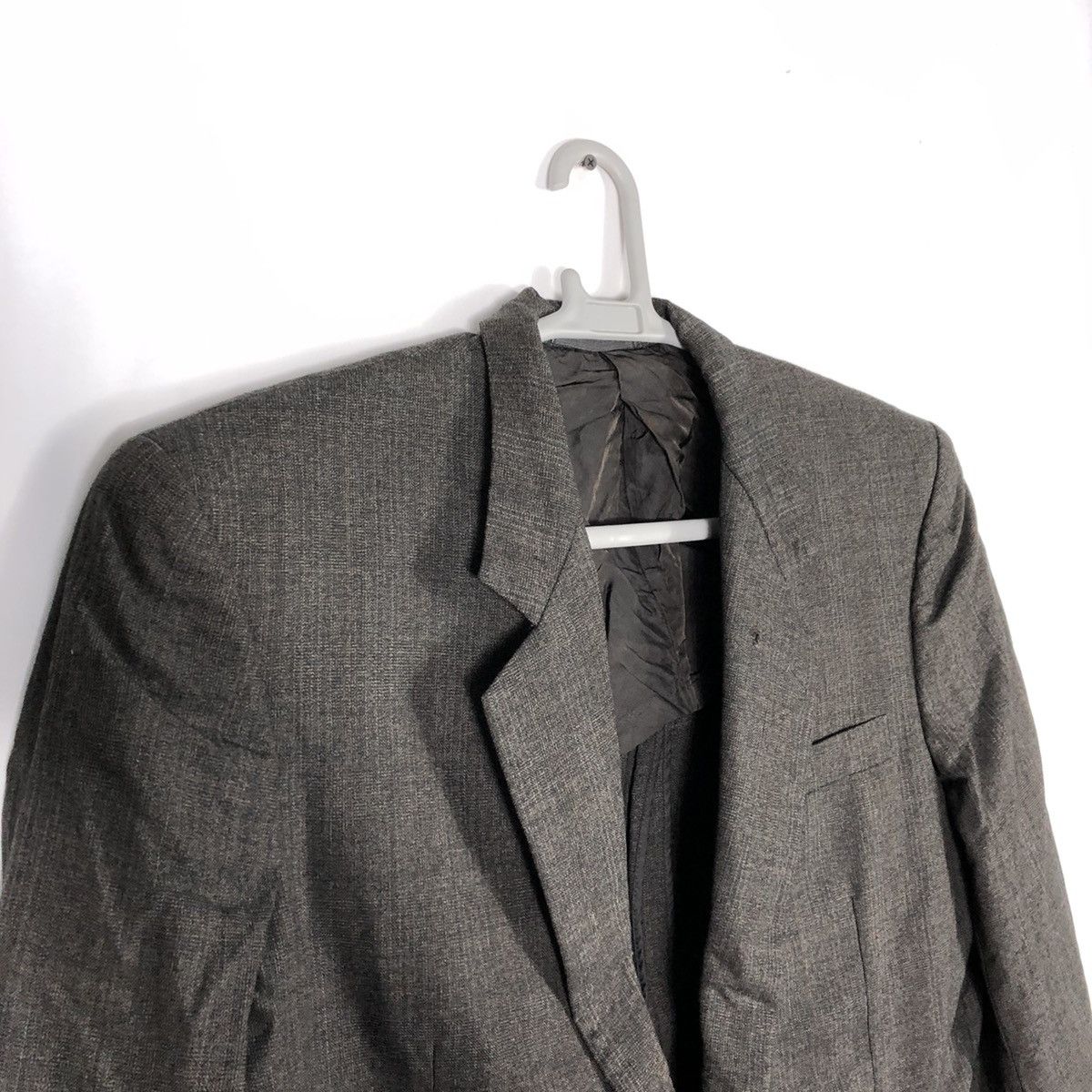 Comme des Garcons × Japanese Brand × Junya Watanabe 🔥🇯🇵AD1993 Comme Des Garcons Homme Wool Linen Suit Blazer Size US S / EU 44-46 / 1 - 7 Thumbnail
