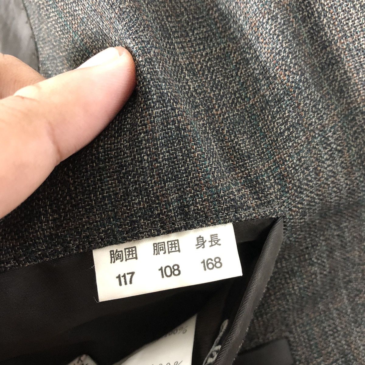 Comme des Garcons × Japanese Brand × Junya Watanabe 🔥🇯🇵AD1993 Comme Des Garcons Homme Wool Linen Suit Blazer Size US S / EU 44-46 / 1 - 15 Thumbnail