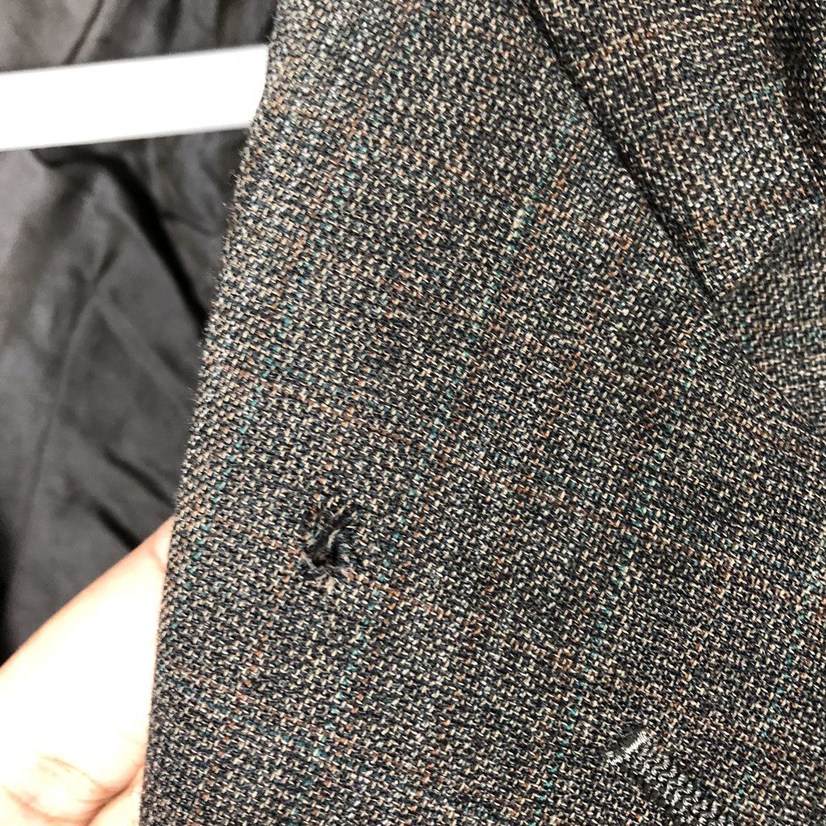 Comme des Garcons × Japanese Brand × Junya Watanabe 🔥🇯🇵AD1993 Comme Des Garcons Homme Wool Linen Suit Blazer Size US S / EU 44-46 / 1 - 9 Thumbnail