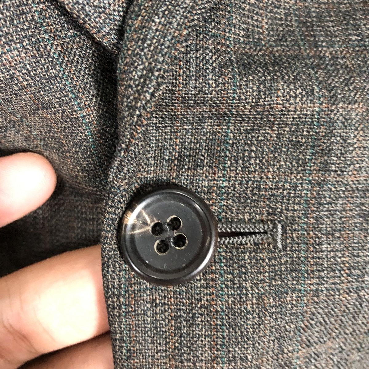 Comme des Garcons × Japanese Brand × Junya Watanabe 🔥🇯🇵AD1993 Comme Des Garcons Homme Wool Linen Suit Blazer Size US S / EU 44-46 / 1 - 12 Thumbnail
