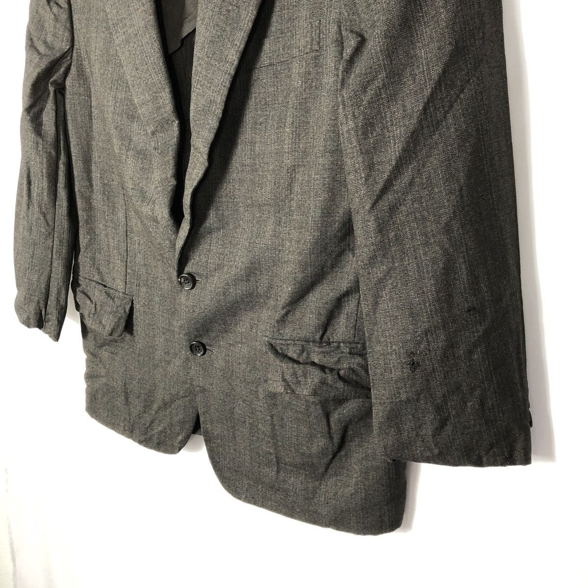 Comme des Garcons × Japanese Brand × Junya Watanabe 🔥🇯🇵AD1993 Comme Des Garcons Homme Wool Linen Suit Blazer Size US S / EU 44-46 / 1 - 6 Thumbnail