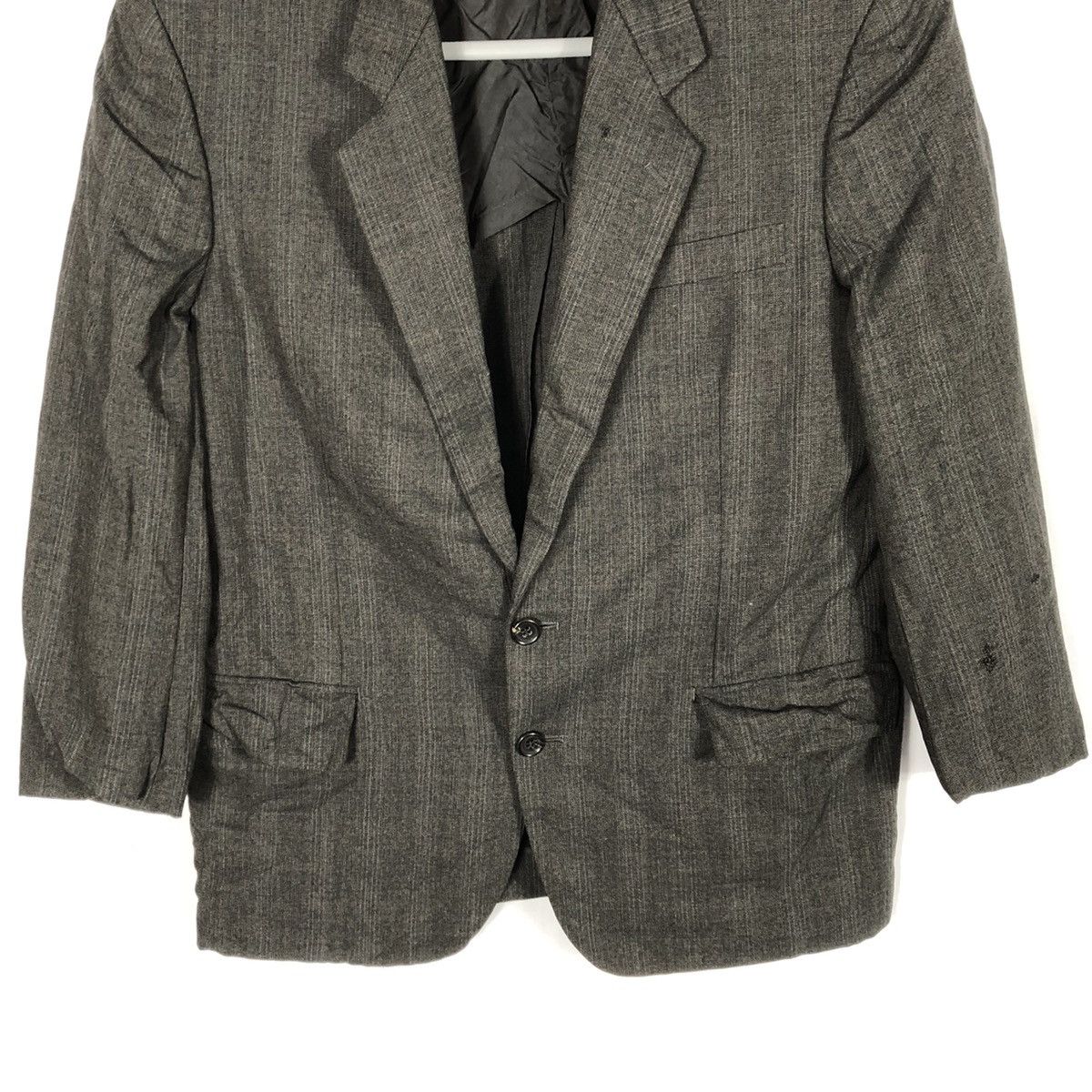Comme des Garcons × Japanese Brand × Junya Watanabe 🔥🇯🇵AD1993 Comme Des Garcons Homme Wool Linen Suit Blazer Size US S / EU 44-46 / 1 - 3 Thumbnail