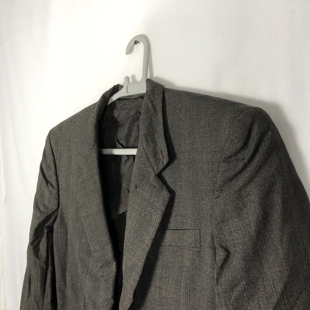 Comme des Garcons × Japanese Brand × Junya Watanabe 🔥🇯🇵AD1993 Comme Des Garcons Homme Wool Linen Suit Blazer Size US S / EU 44-46 / 1 - 5 Thumbnail