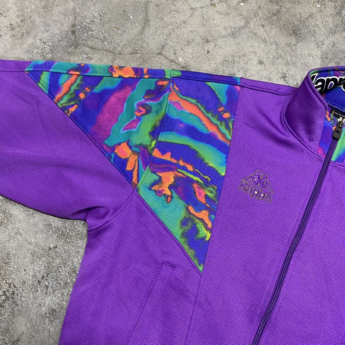 Vintage Kappa Rainbow purple Colourway Sweater