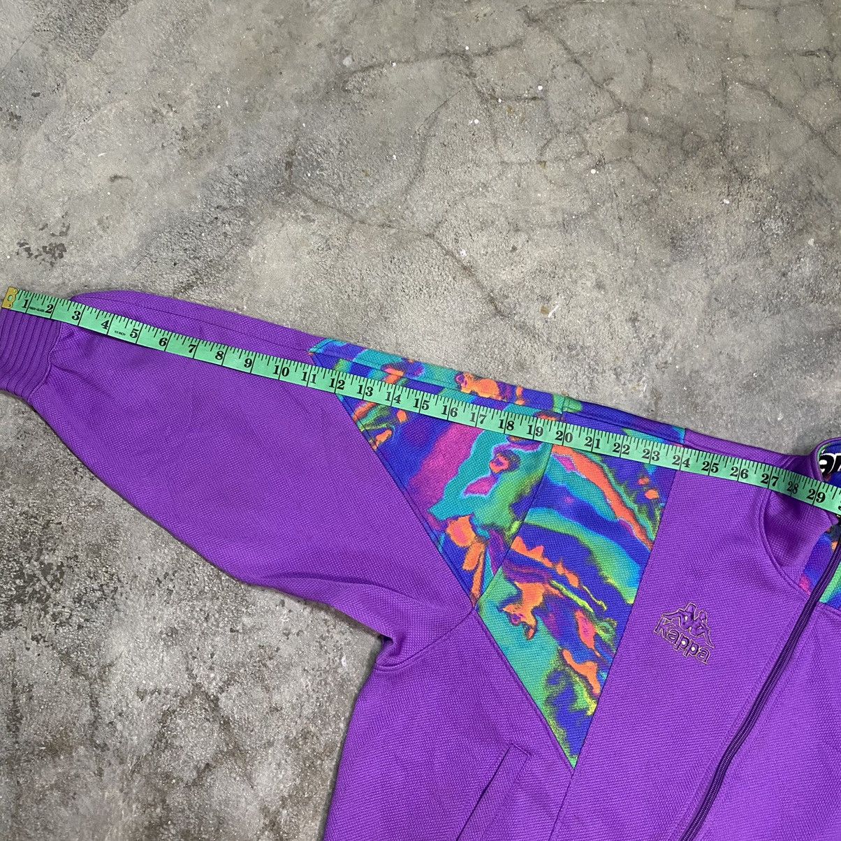 Vintage Kappa Rainbow purple Colourway Sweater