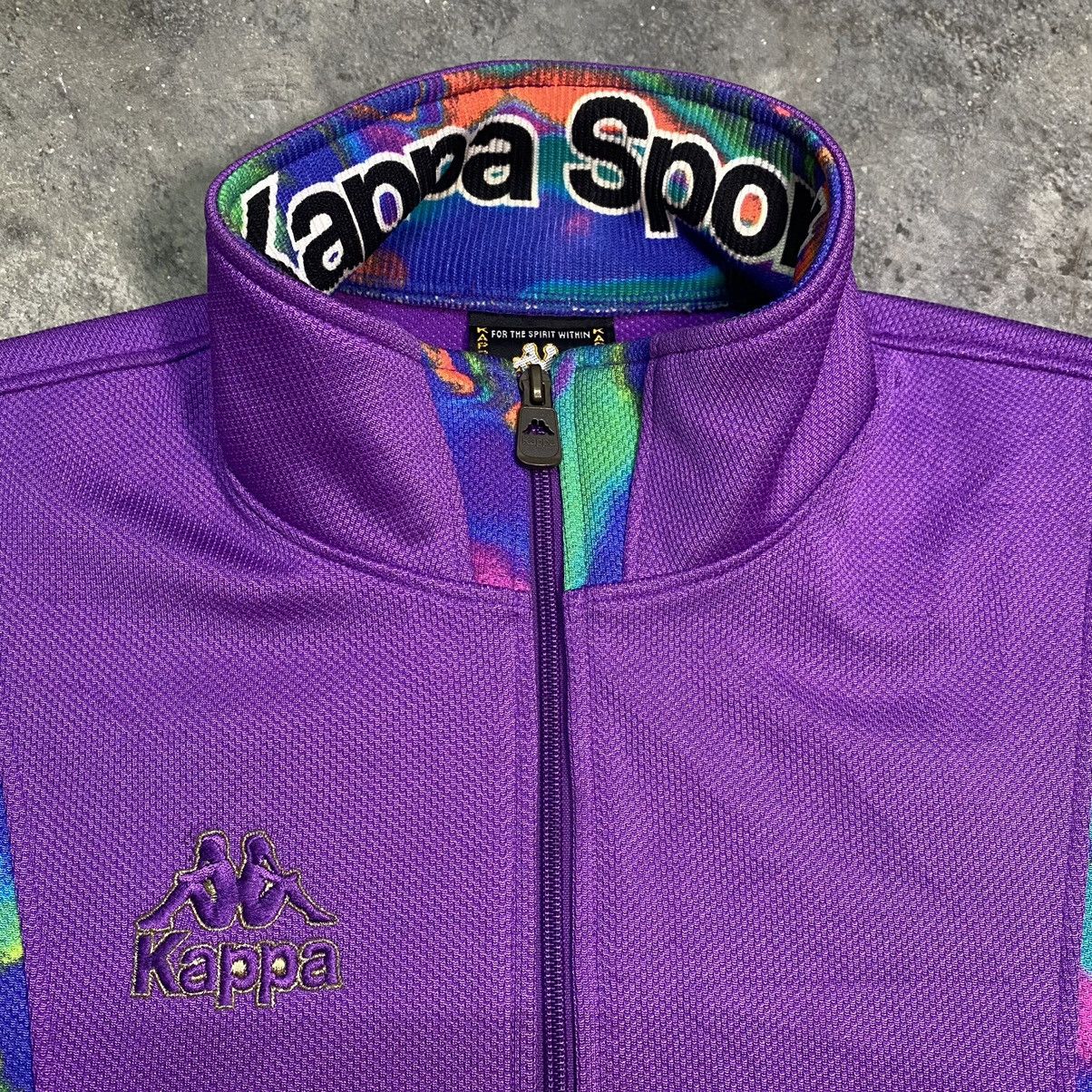 Vintage Kappa Rainbow purple Colourway Sweater