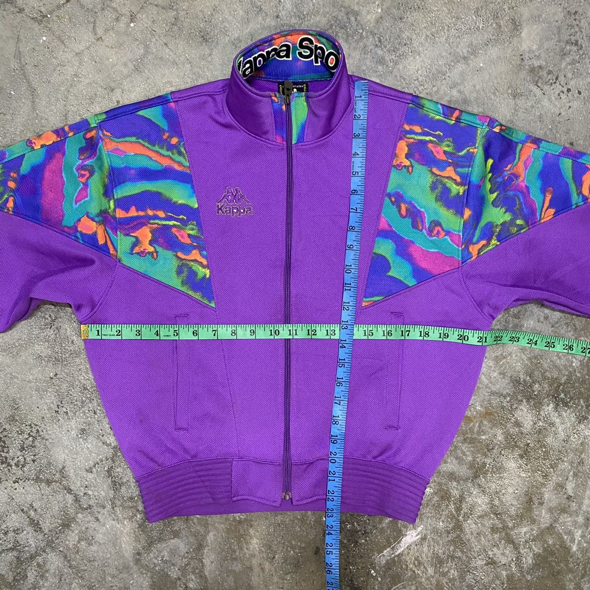 Vintage Kappa Rainbow purple Colourway Sweater